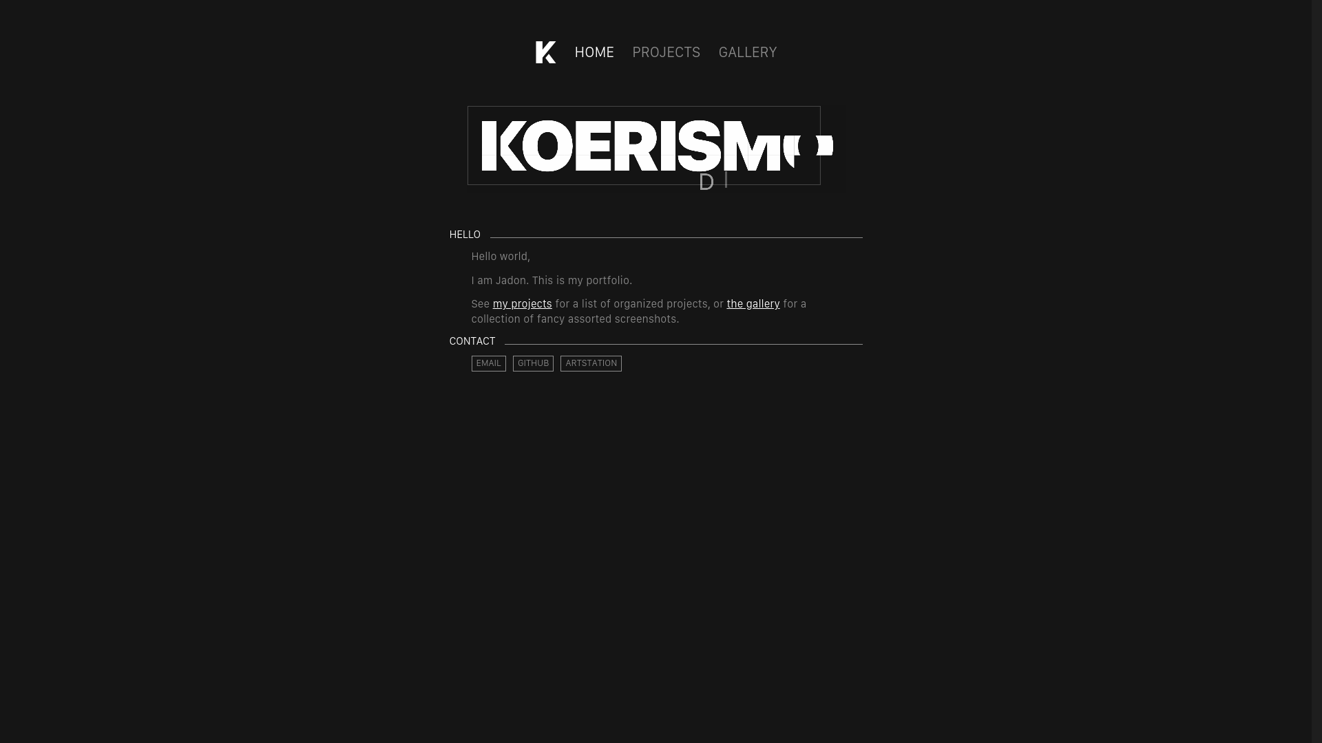 website screenshot of https://koerismodigital.pages.dev/