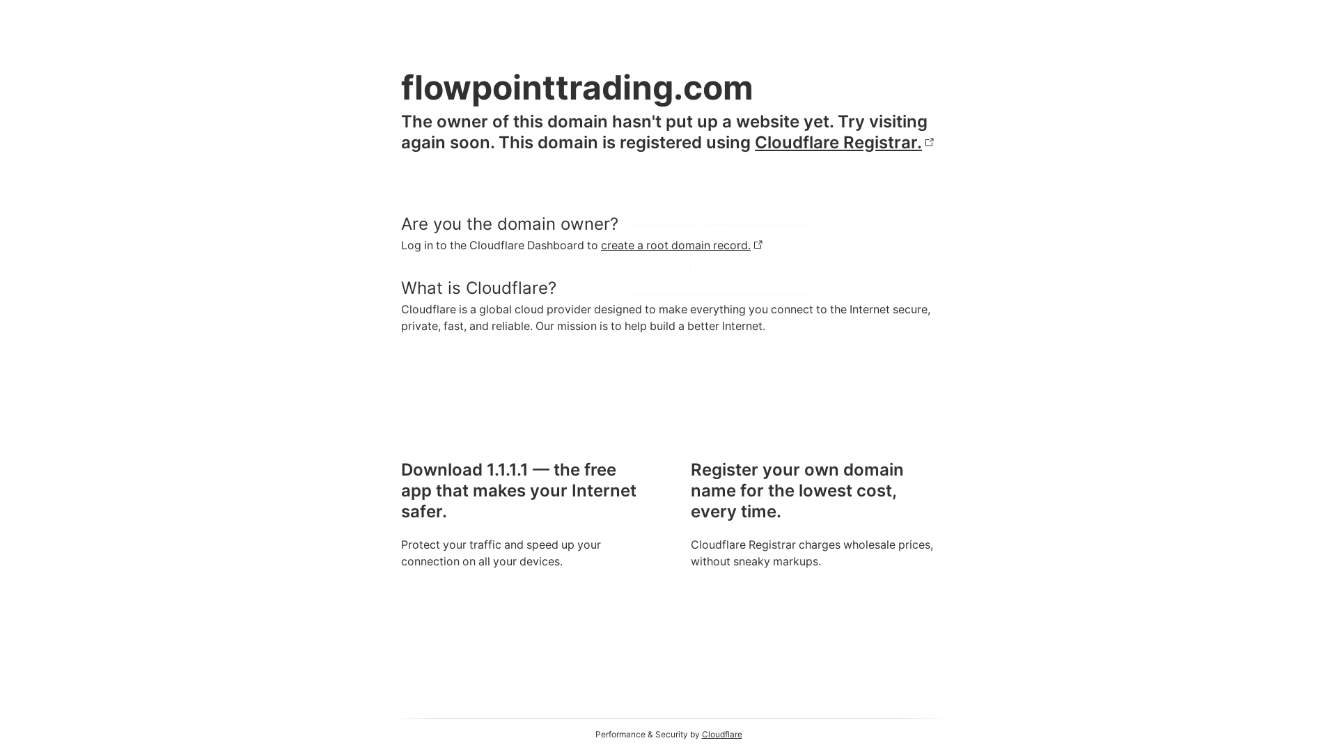website screenshot of https://flowpointtrading.com/