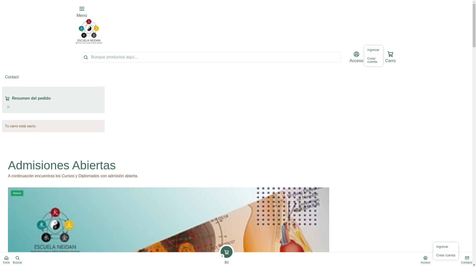 website screenshot of https://matricula-online.cl/