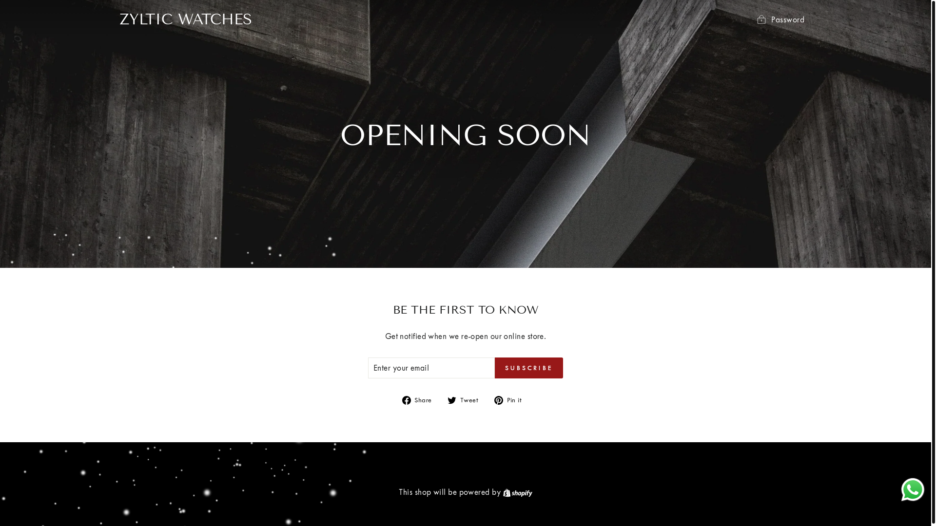 website screenshot of https://zylticwatches.store/
