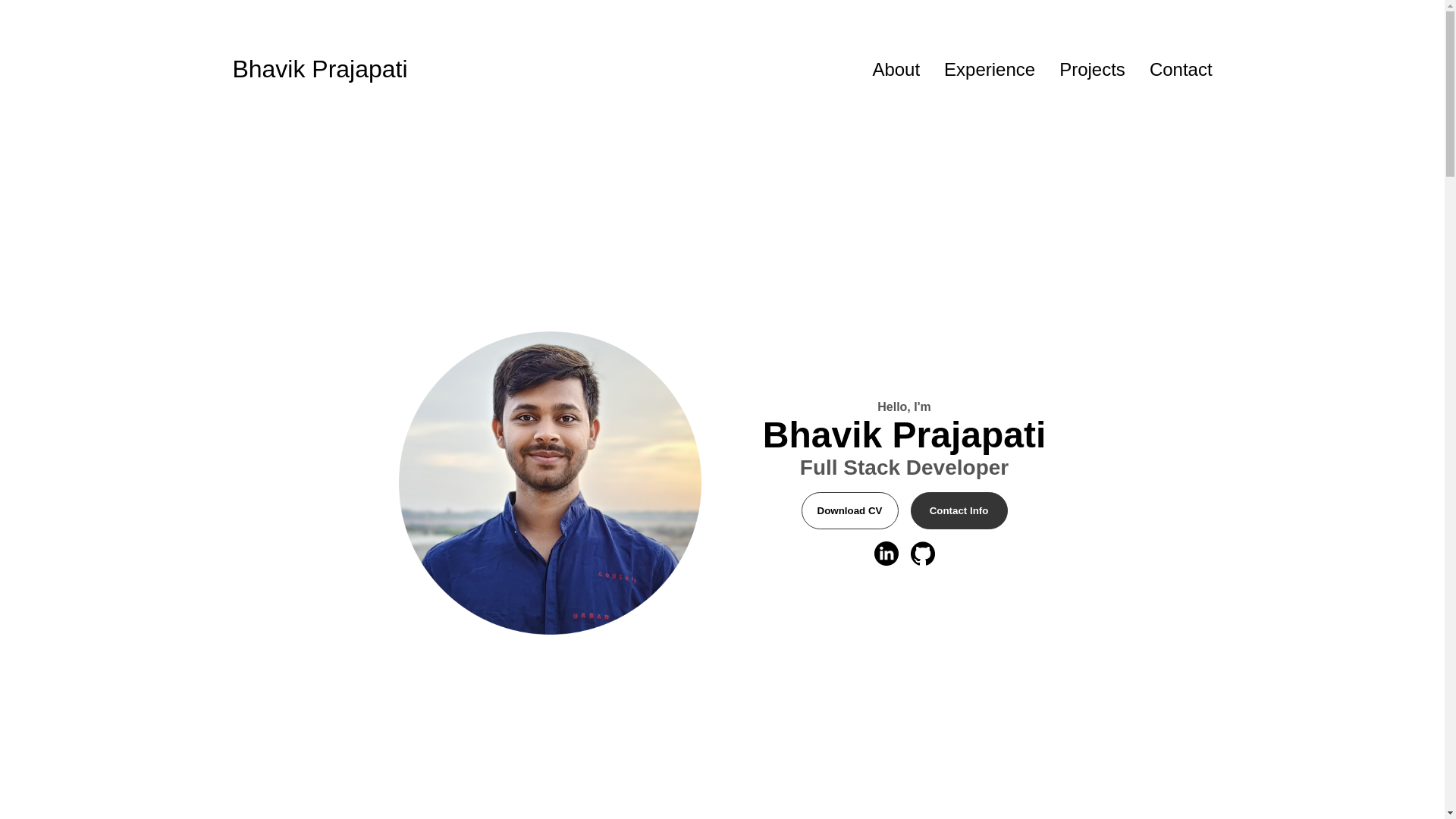 website screenshot of https://bjprajapati-github-io.pages.dev/