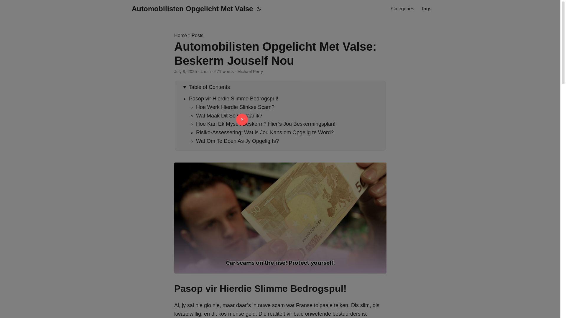 website screenshot of https://automobilisten-opgelicht-met-valse.pages.dev/