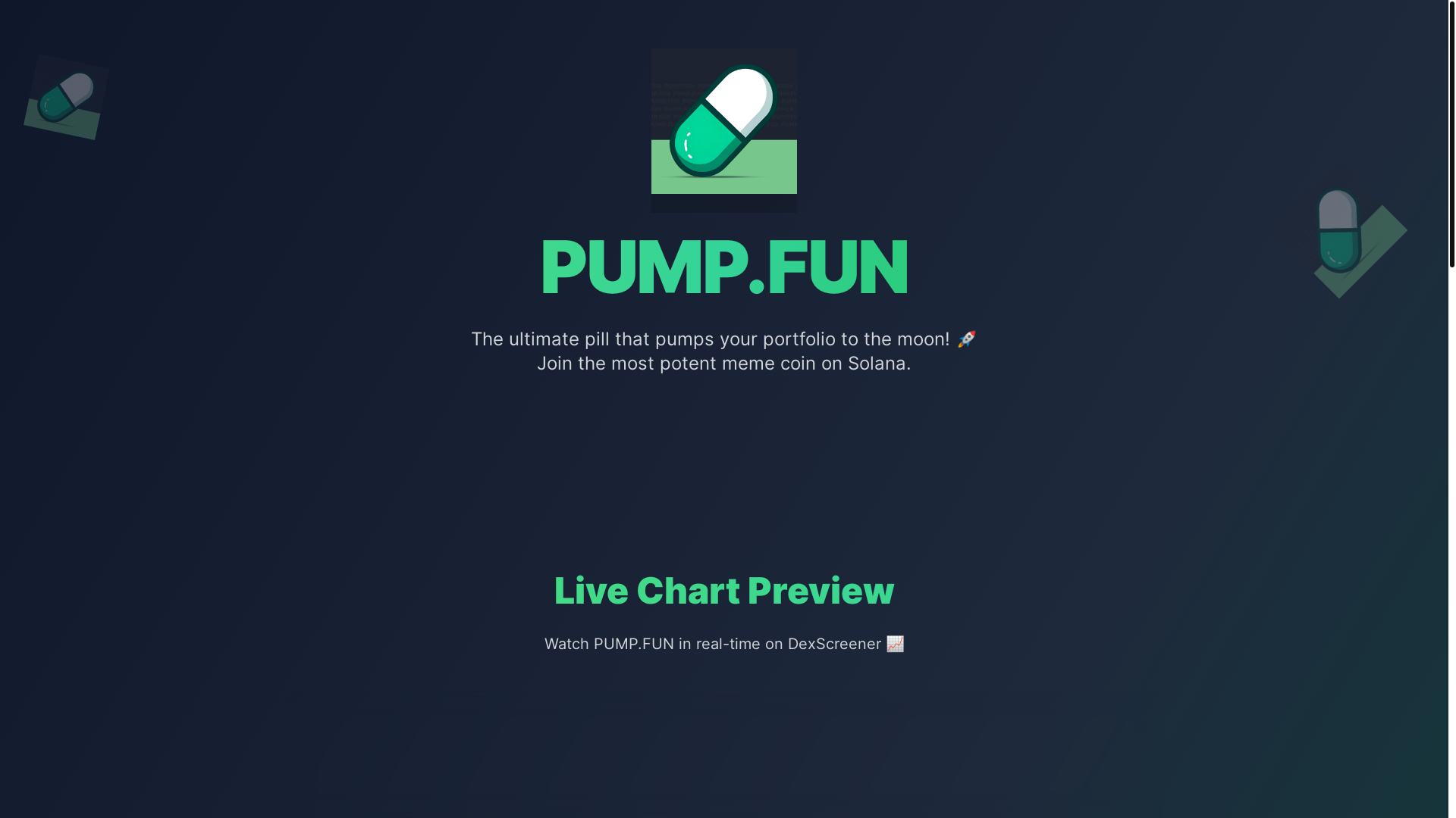 website screenshot of https://token-pump.com/