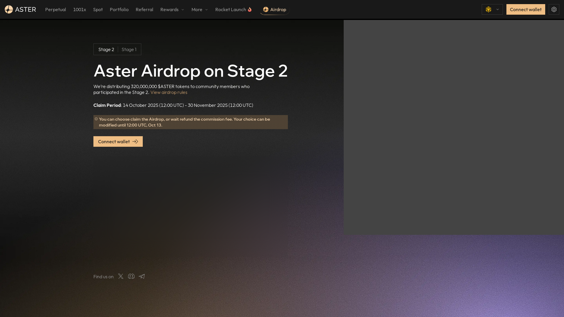 website screenshot of https://asterdex-apj.pages.dev/