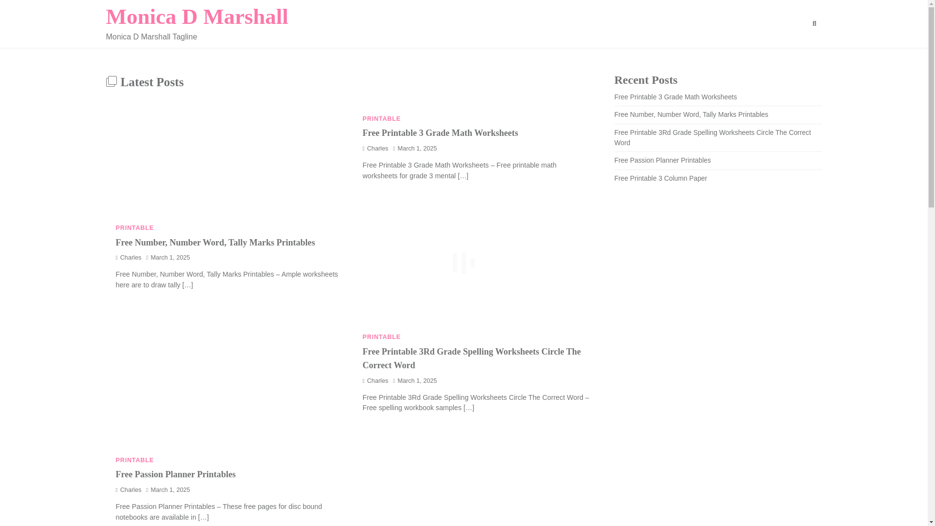 website screenshot of https://monicadmarshallm.pages.dev/