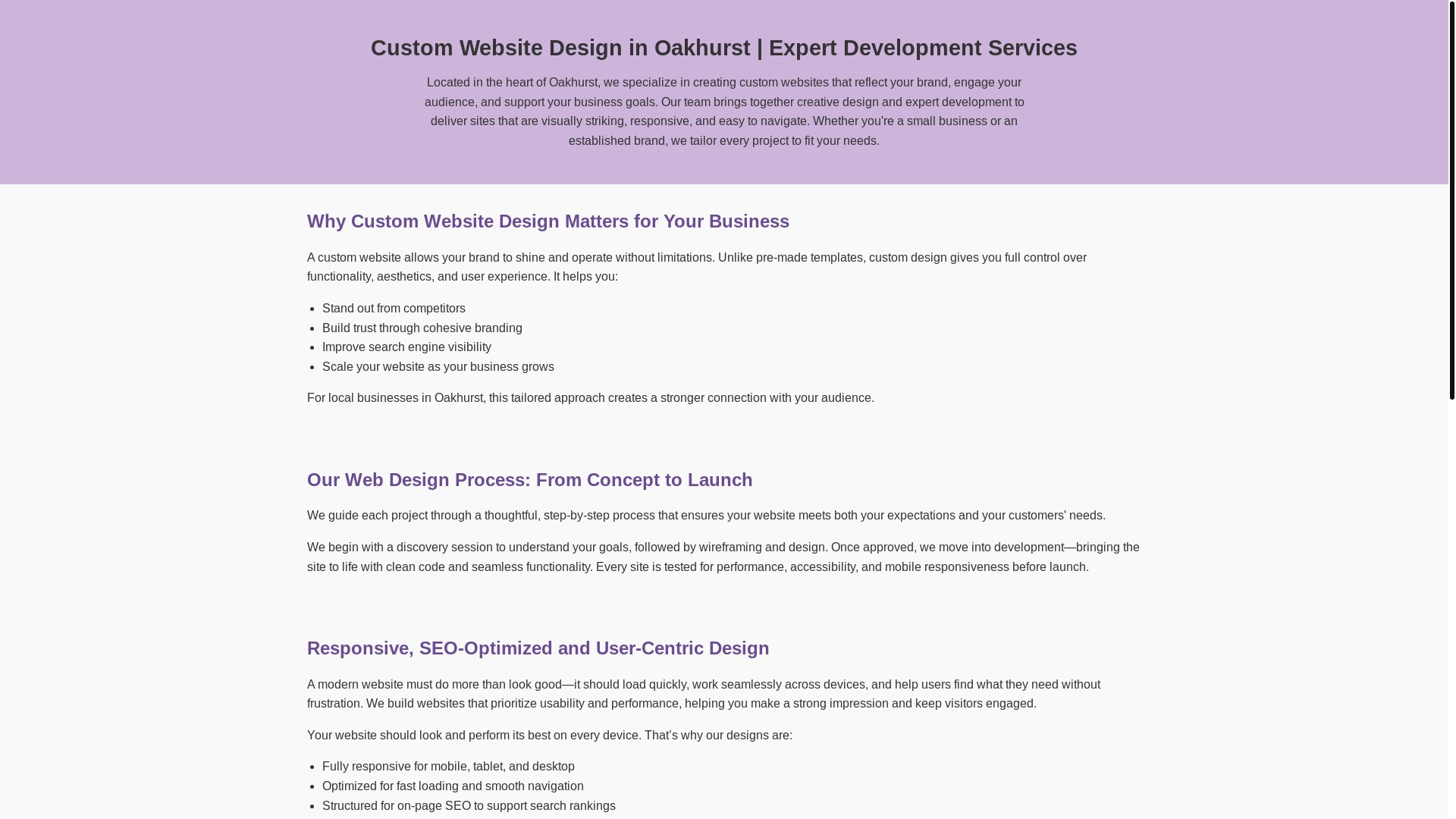 website screenshot of https://mycompanysite-oakhurst.pages.dev/