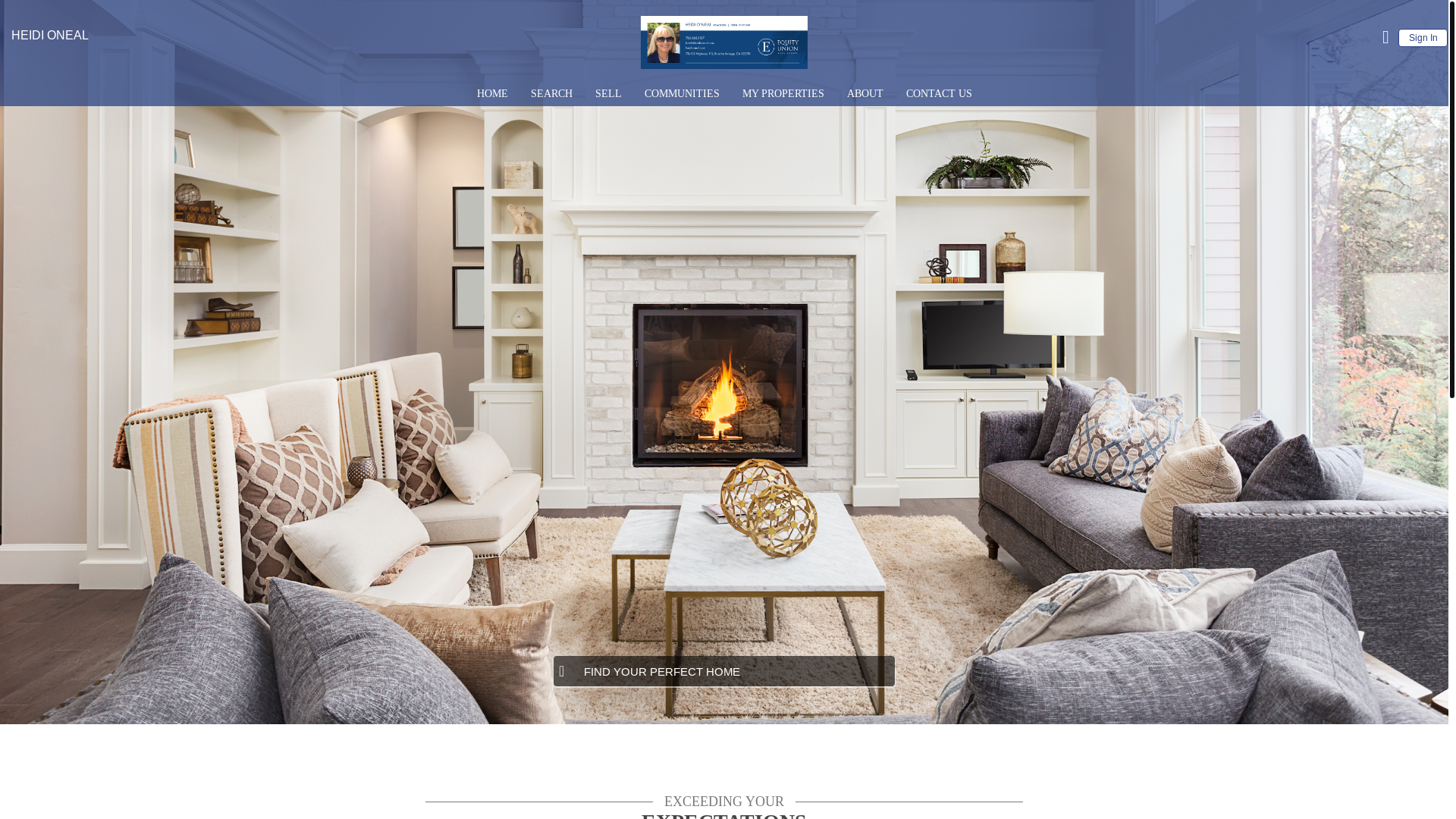 website screenshot of https://heidionealbuysandsells.com/