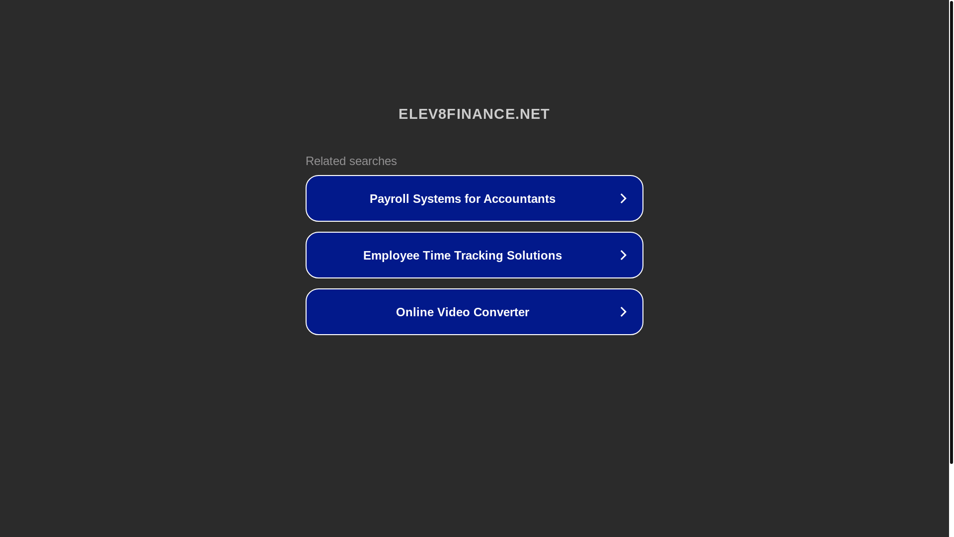 website screenshot of https://elev8finance.net/