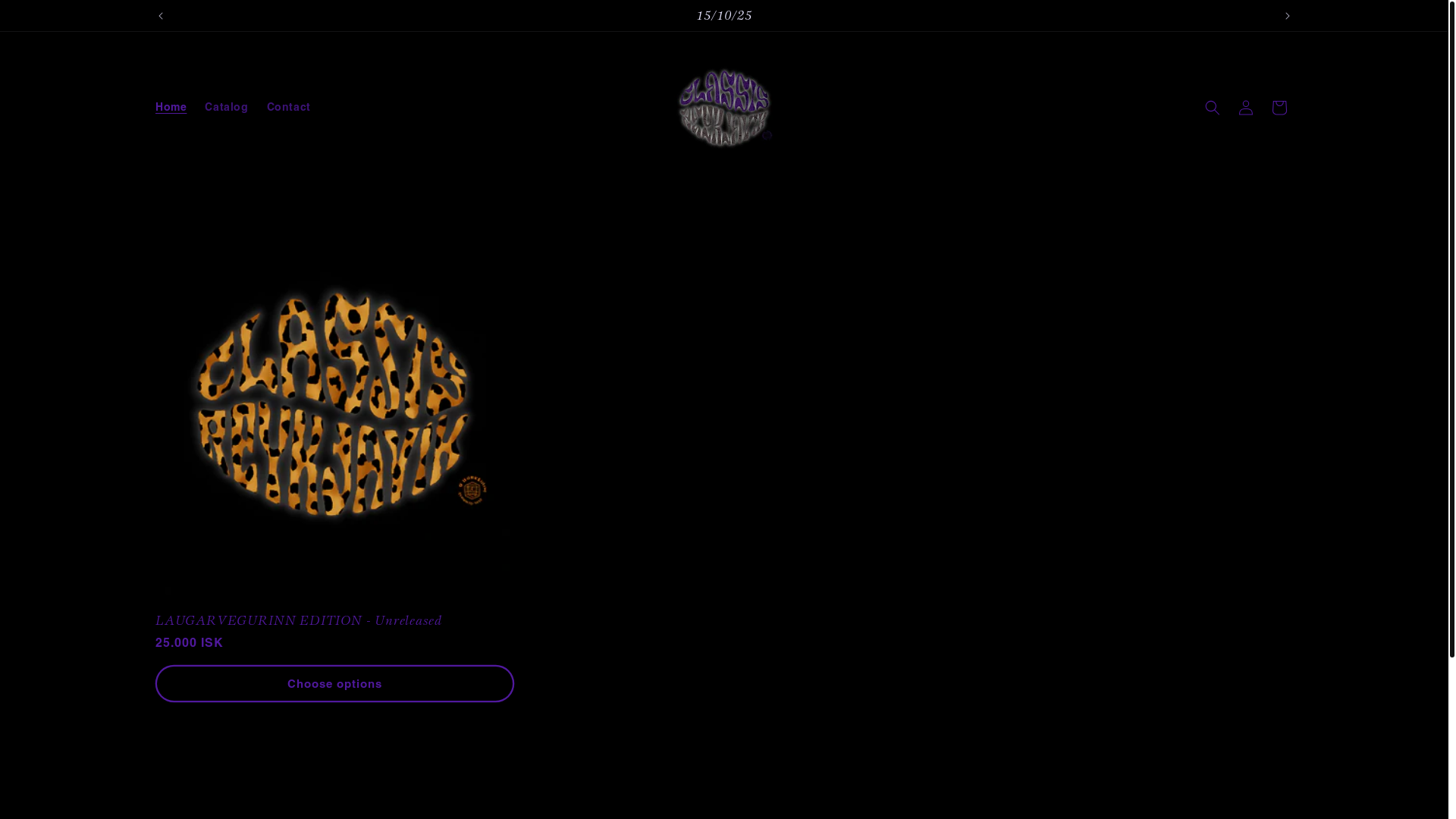 website screenshot of https://classisreykjavik.com/