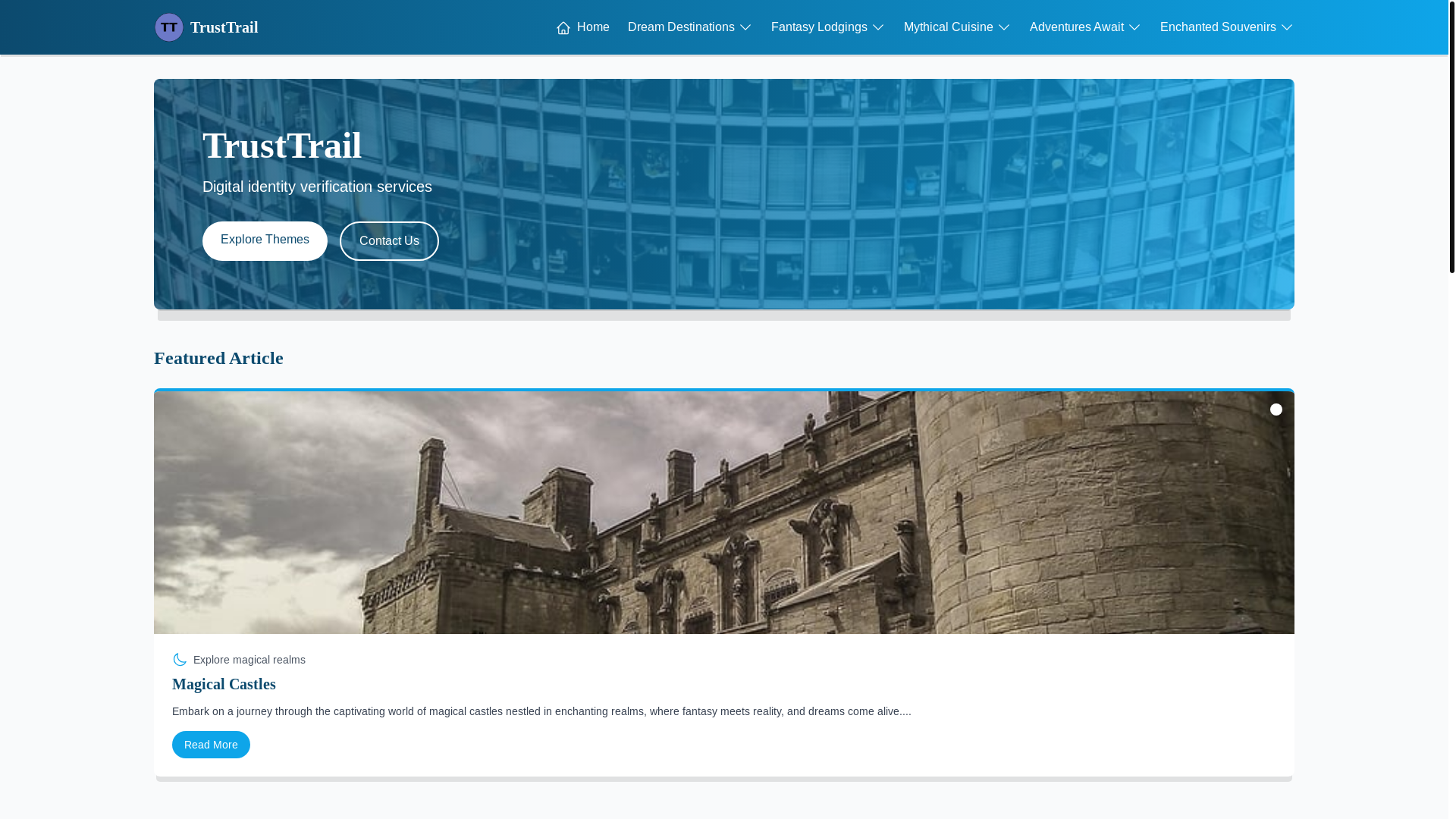 website screenshot of https://crediblejourney.live/