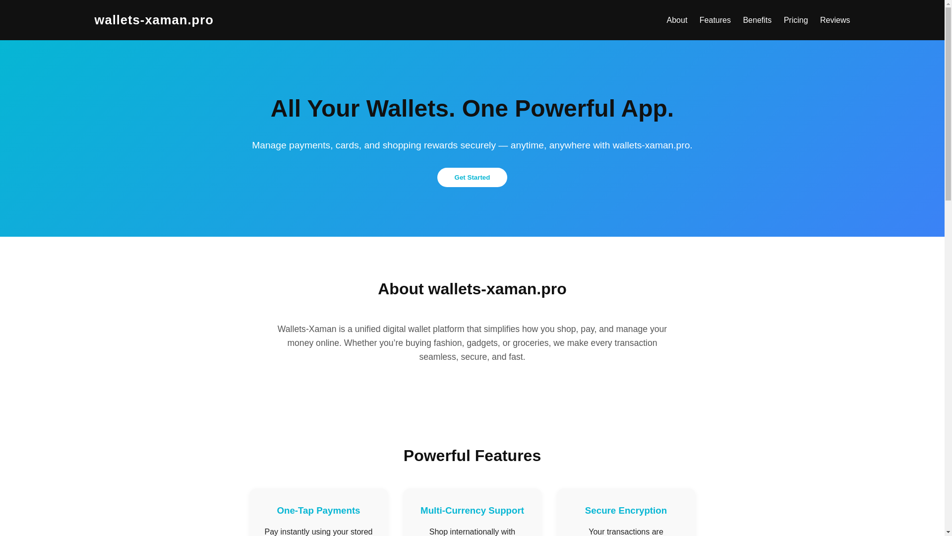website screenshot of https://wallets-xaman.pro/