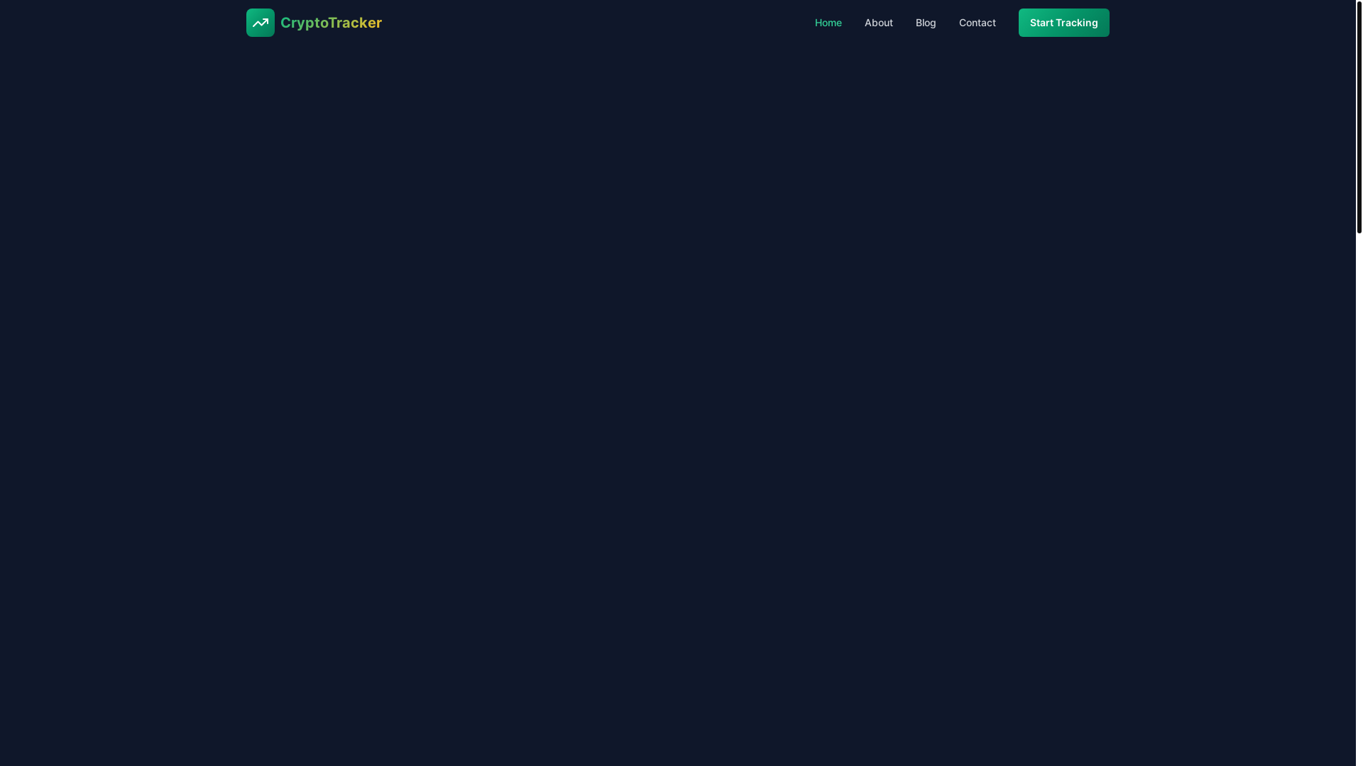 website screenshot of https://cryptotrackhub.site/