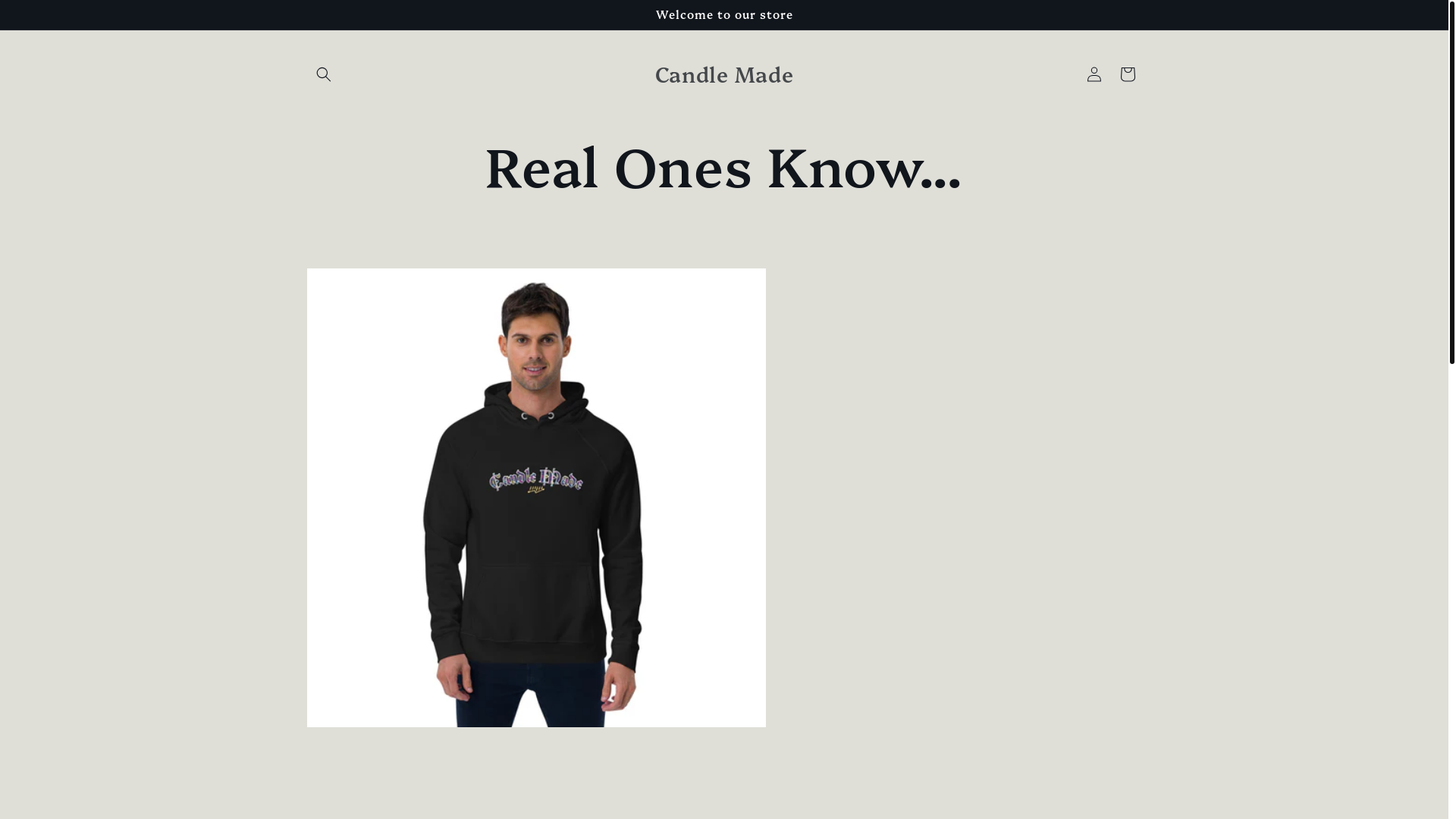 website screenshot of https://candlemade.store/
