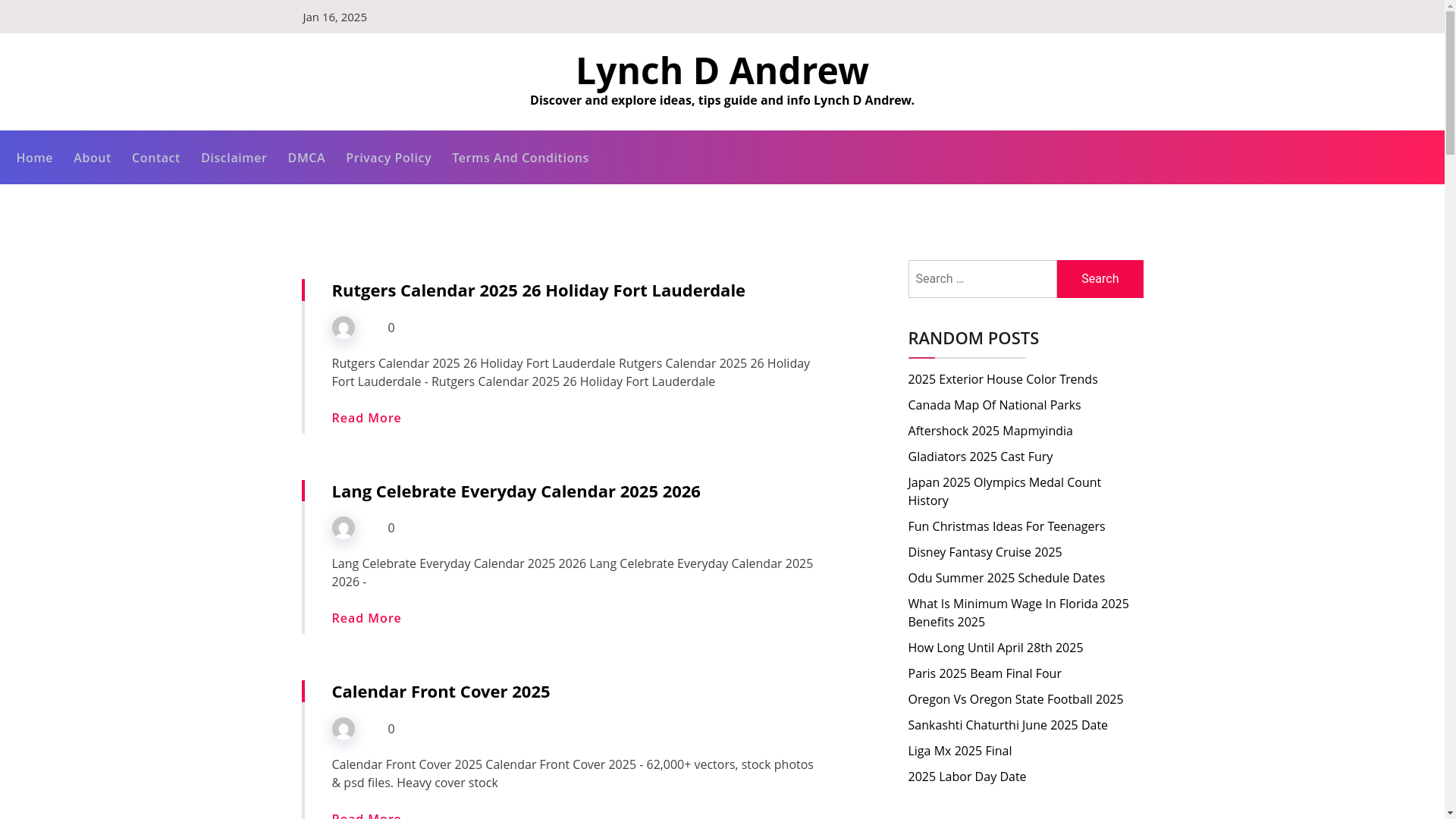 website screenshot of https://lynchdandrew.pages.dev/