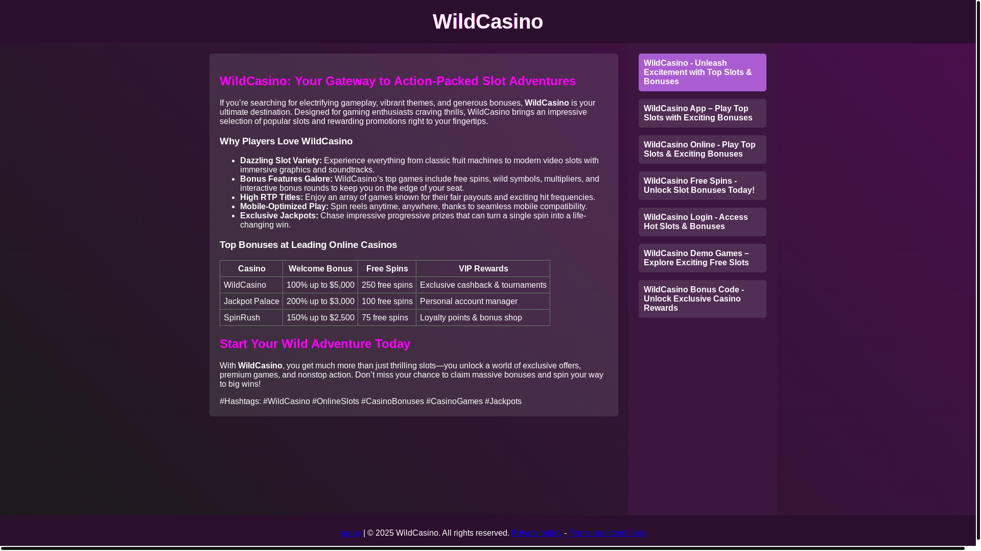website screenshot of https://play-wildcasino-comqeu.pages.dev/