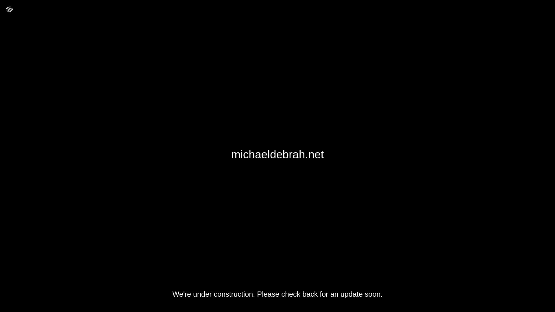 website screenshot of https://michaeldebrah.net/