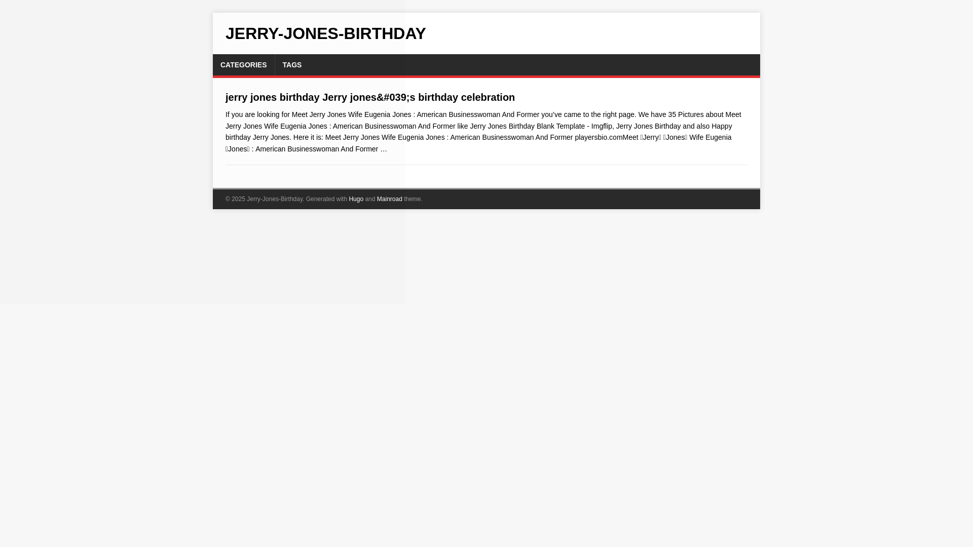 website screenshot of https://jerry-jones-birthday20250921.pages.dev/
