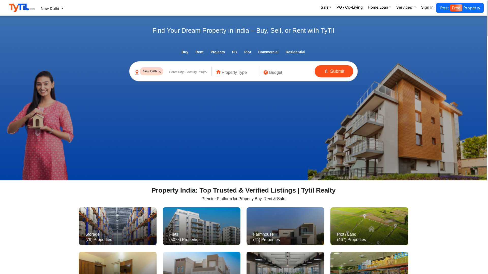website screenshot of https://tytil.com/