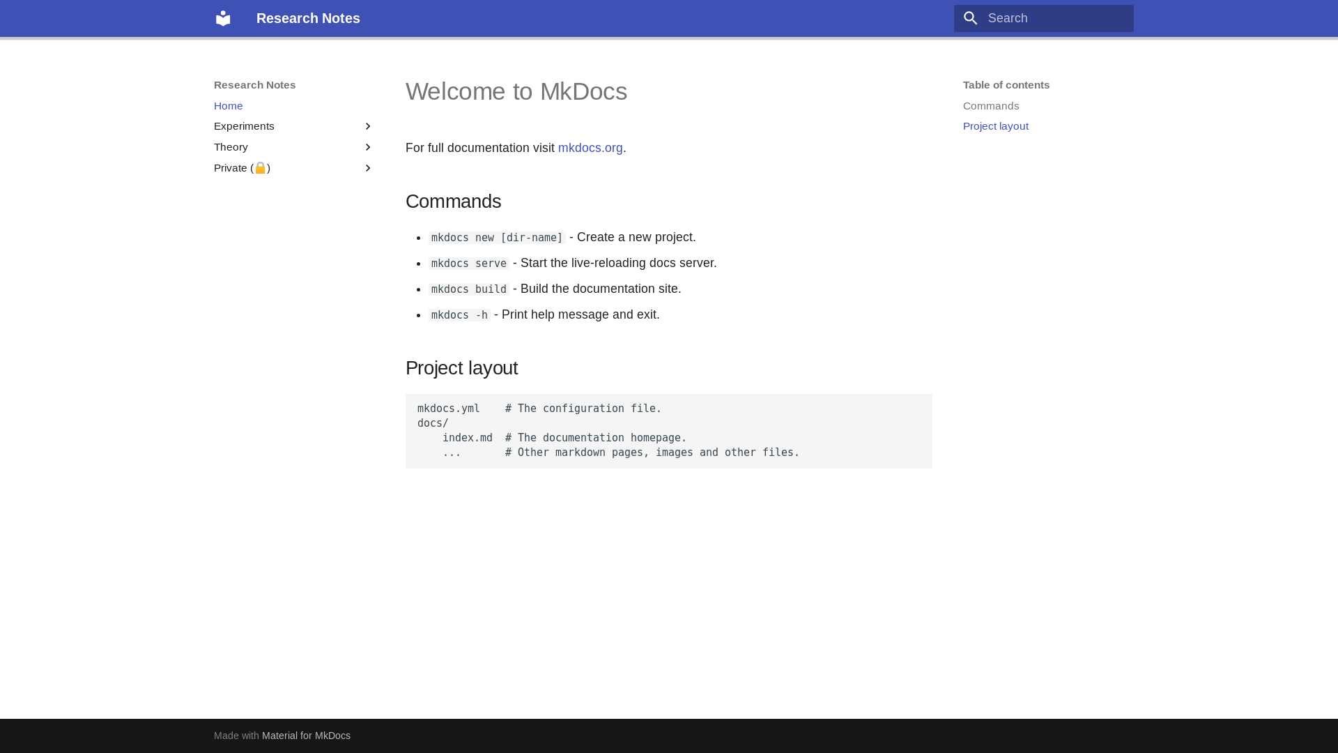 website screenshot of https://damic-notes.pages.dev/