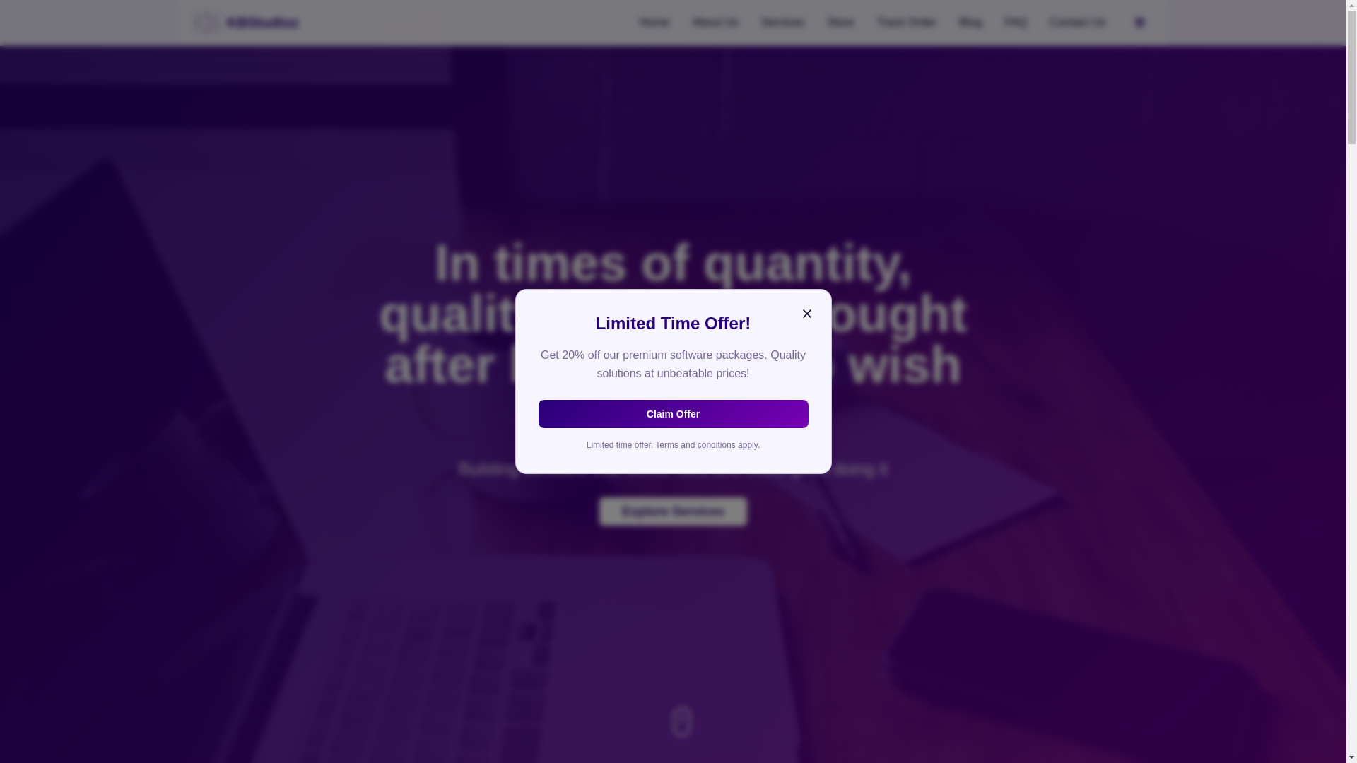 website screenshot of https://kbs-craft-digital.pages.dev/