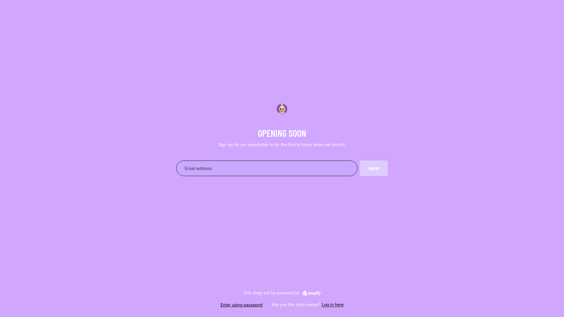 website screenshot of https://lumyland.it/
