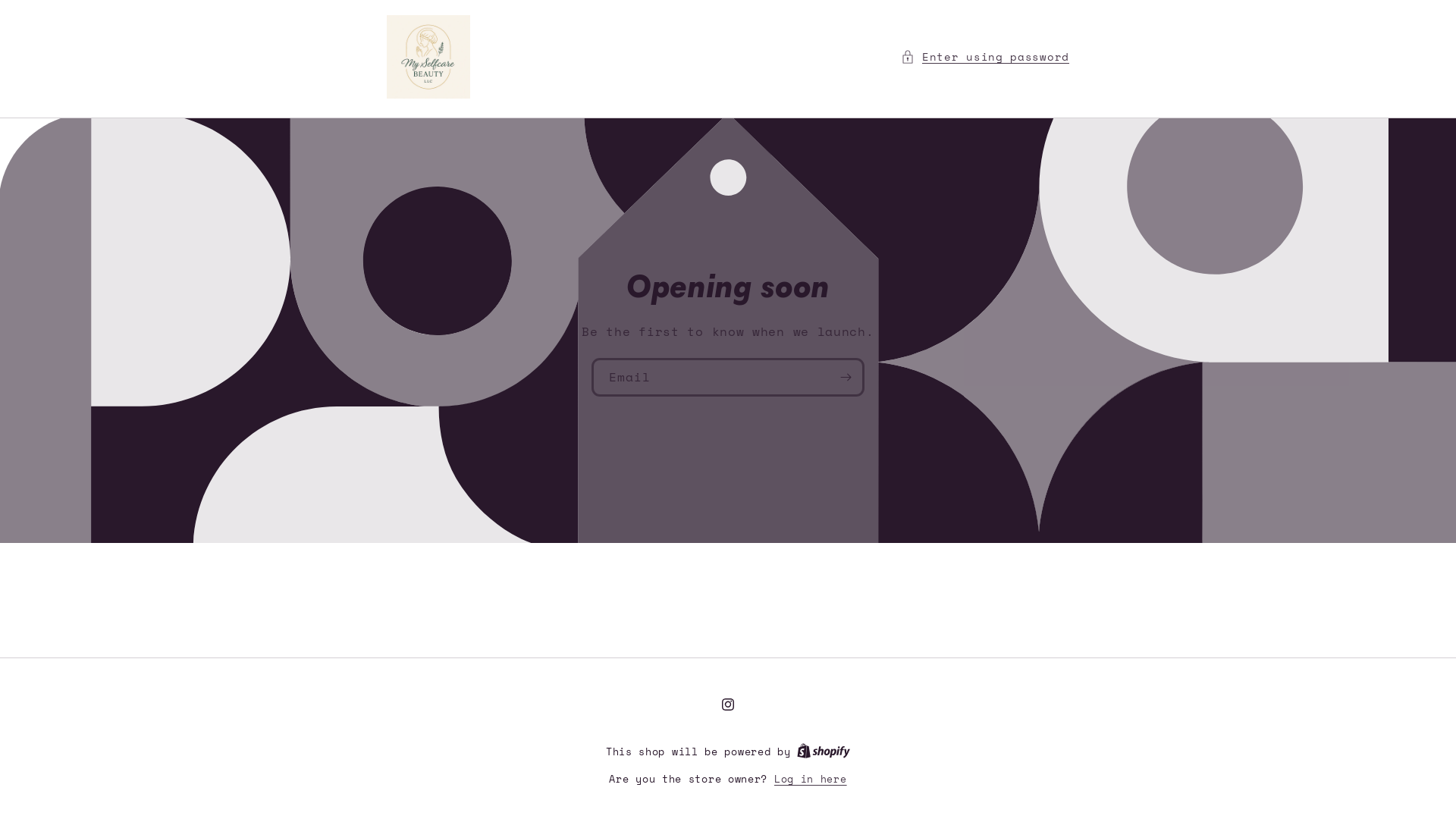 website screenshot of https://myselfcarebeauty.com/
