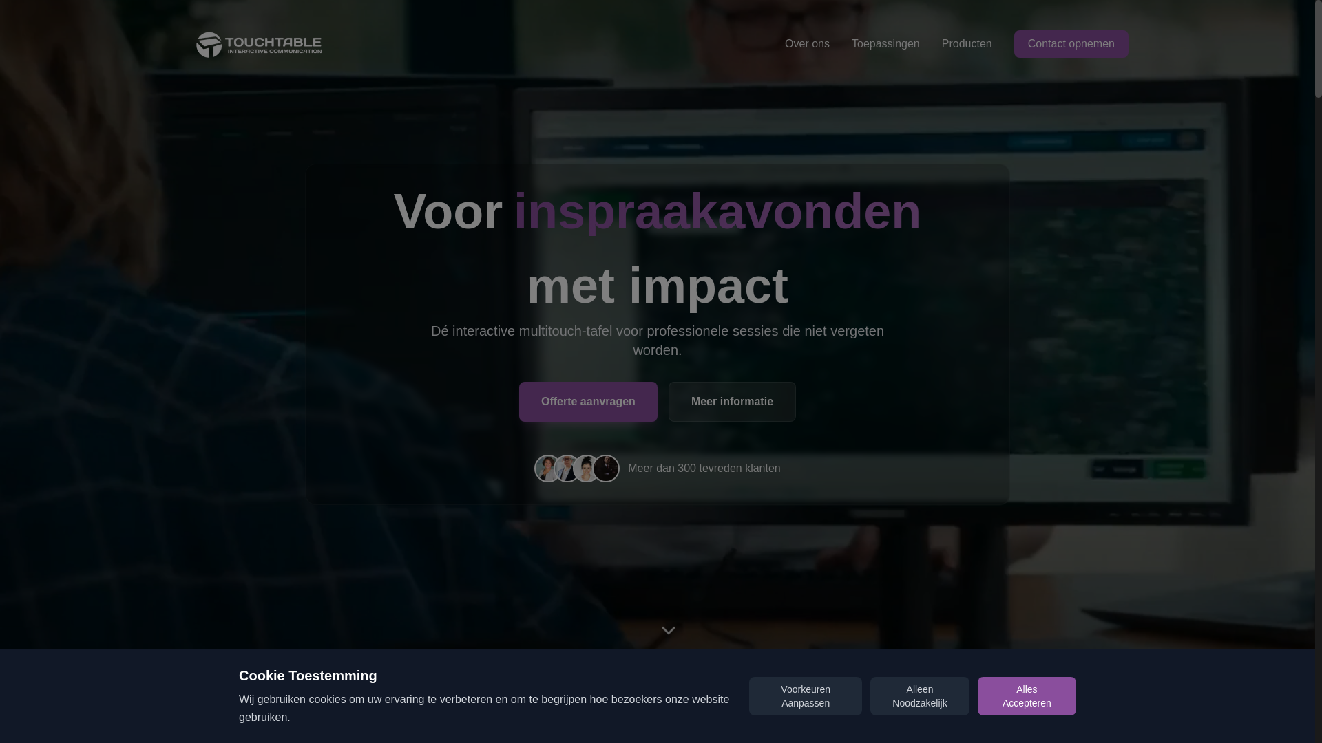 website screenshot of https://maptable.de/