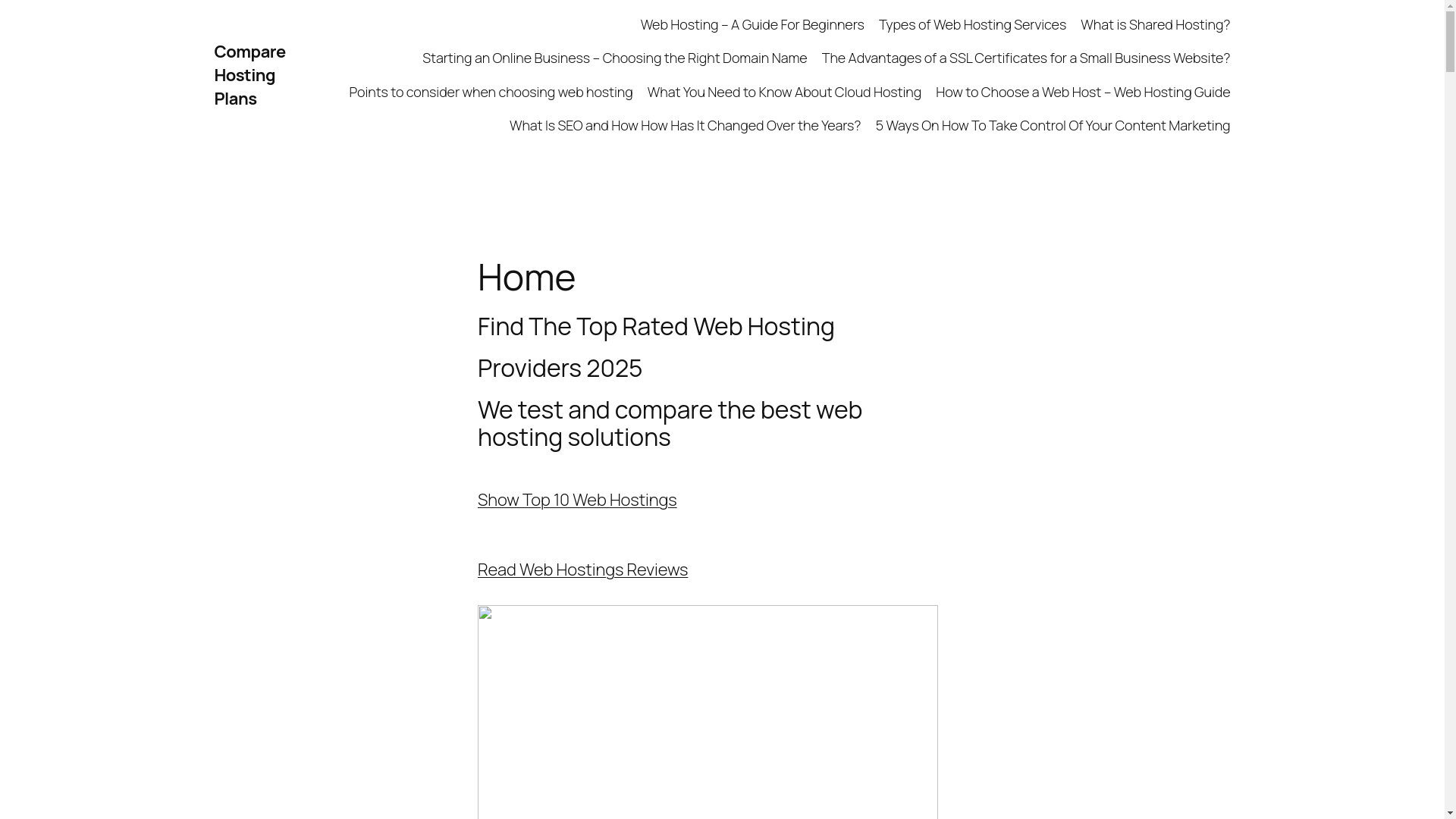 website screenshot of https://compare-hosting-plans.net/