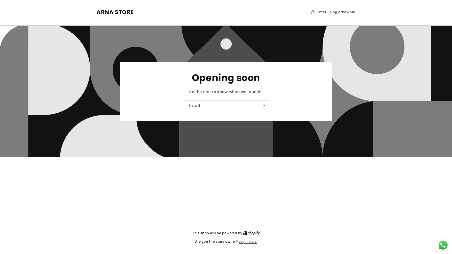 website screenshot of https://arnapk.store/