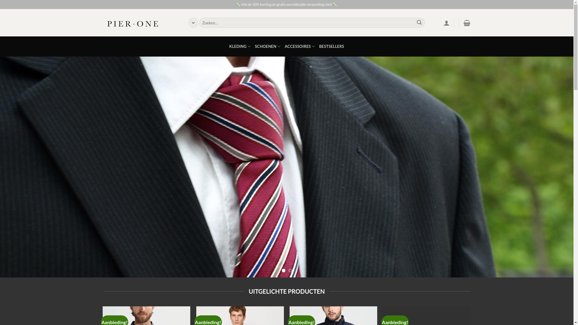 website screenshot of https://pierone-verkoop.com/
