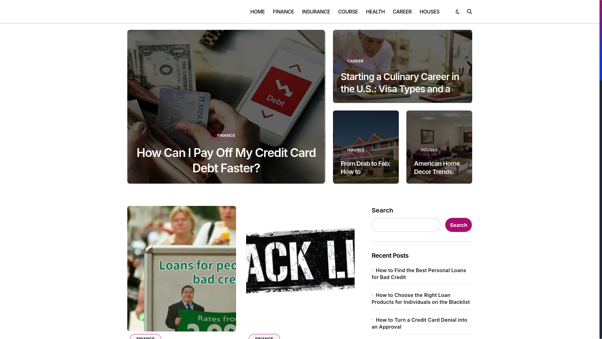 website screenshot of https://finding.cnaonlinecourse.xyz