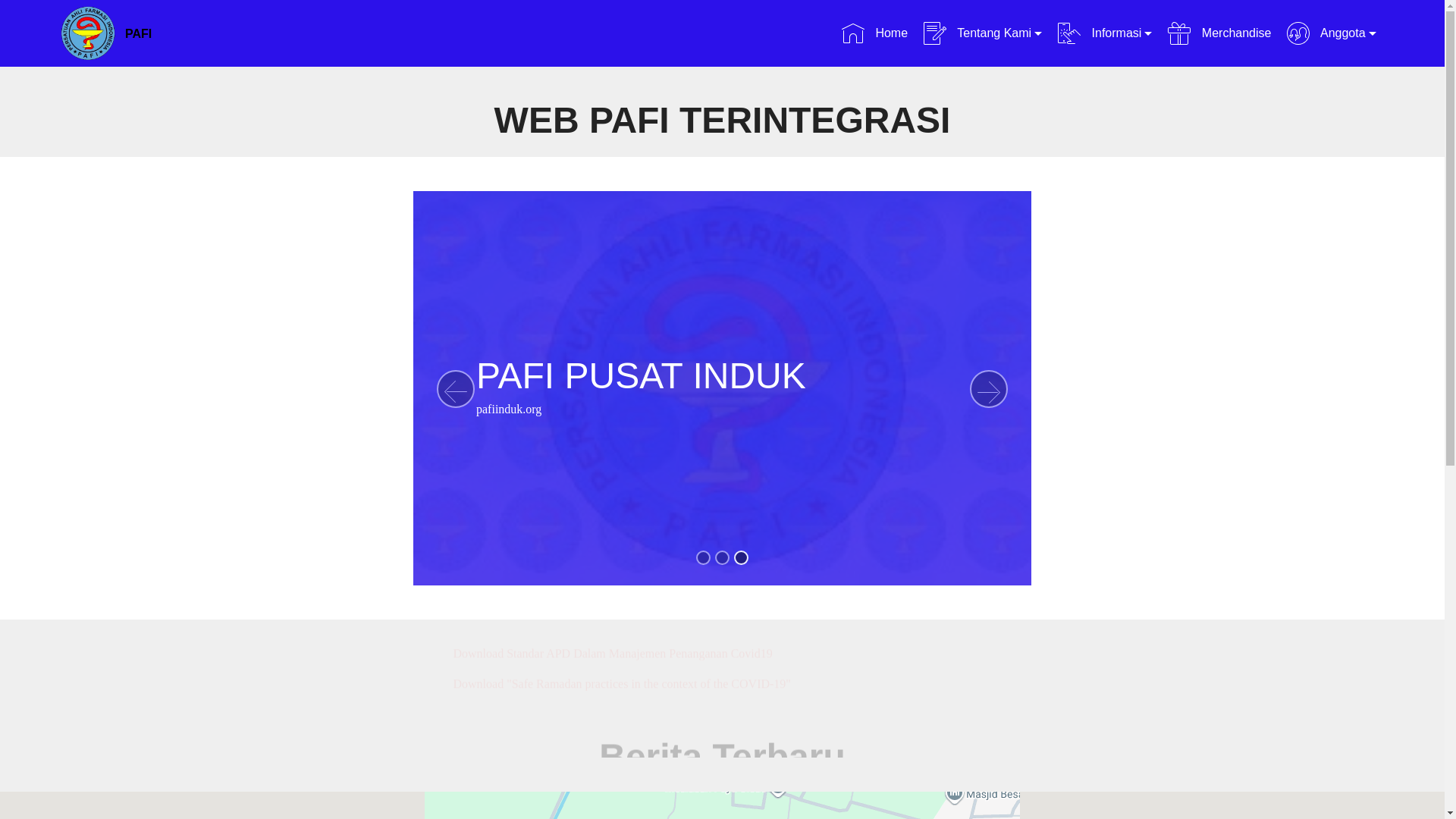 website screenshot of https://pafi-bandabaro-org.pages.dev/