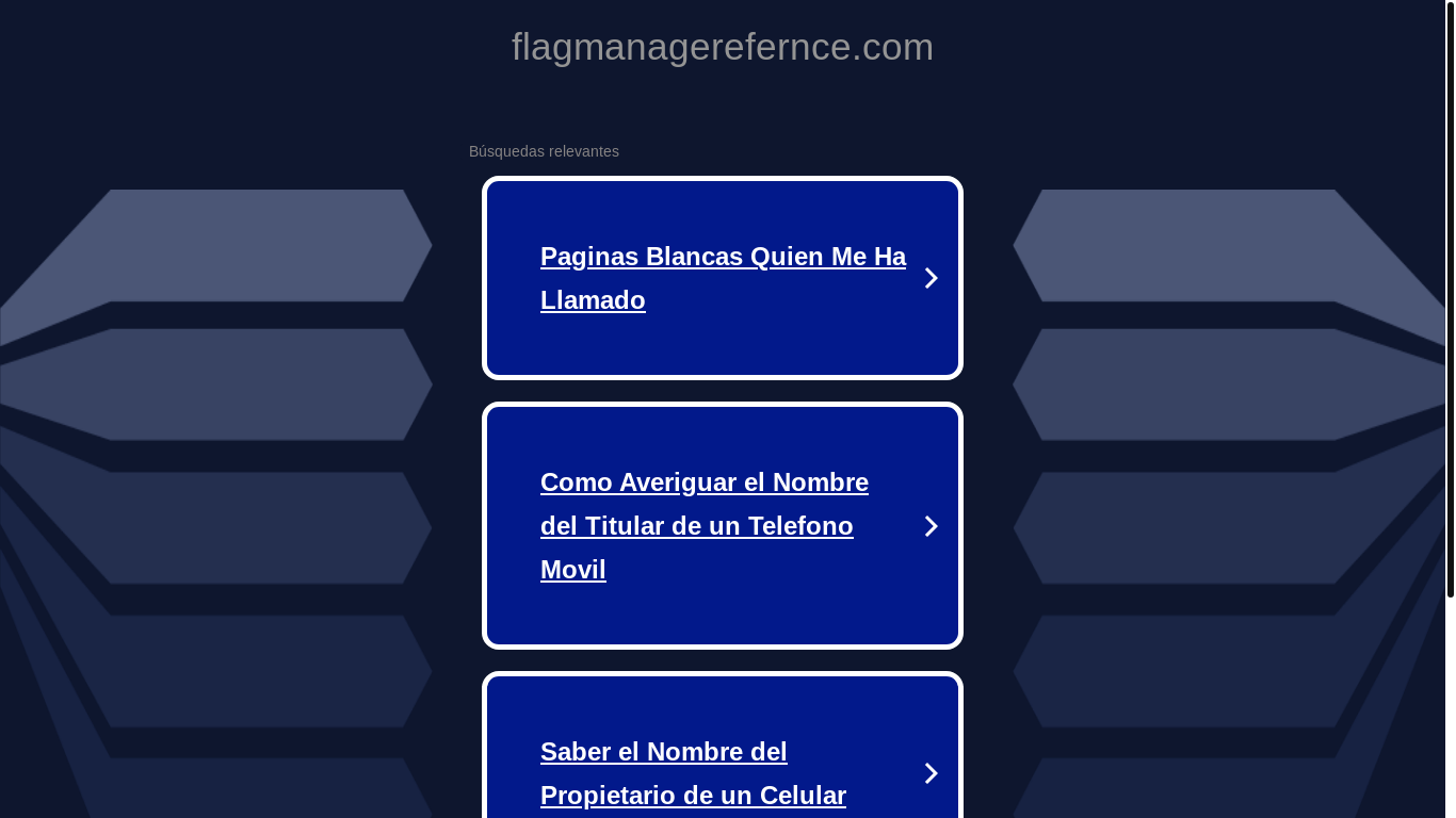 website screenshot of https://flagmanagerefernce.com/