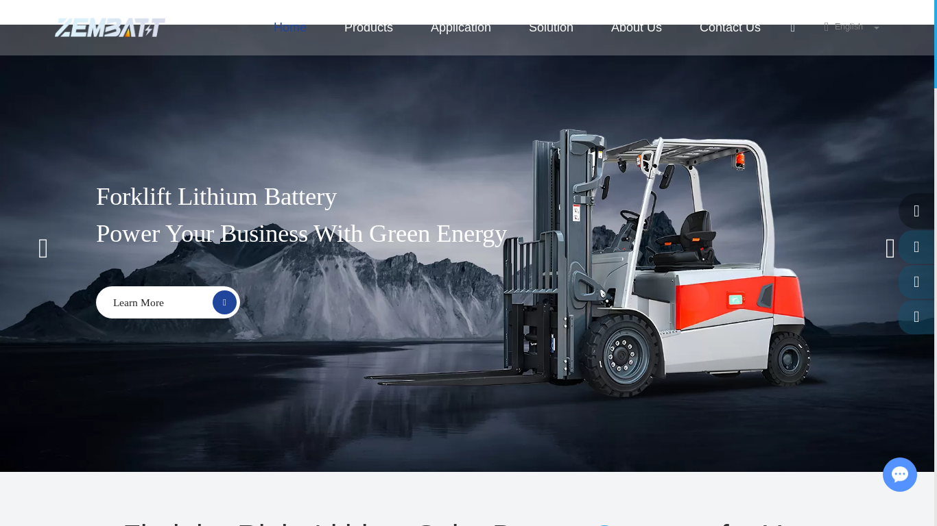 website screenshot of https://hiforkliftlithiumbattery.com/