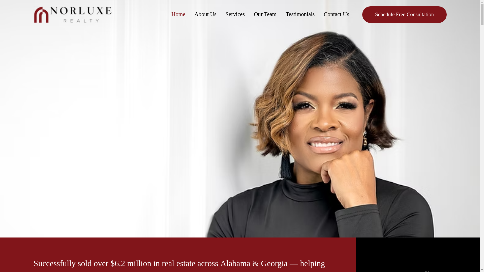 website screenshot of https://shanaylewisrealestate.com/