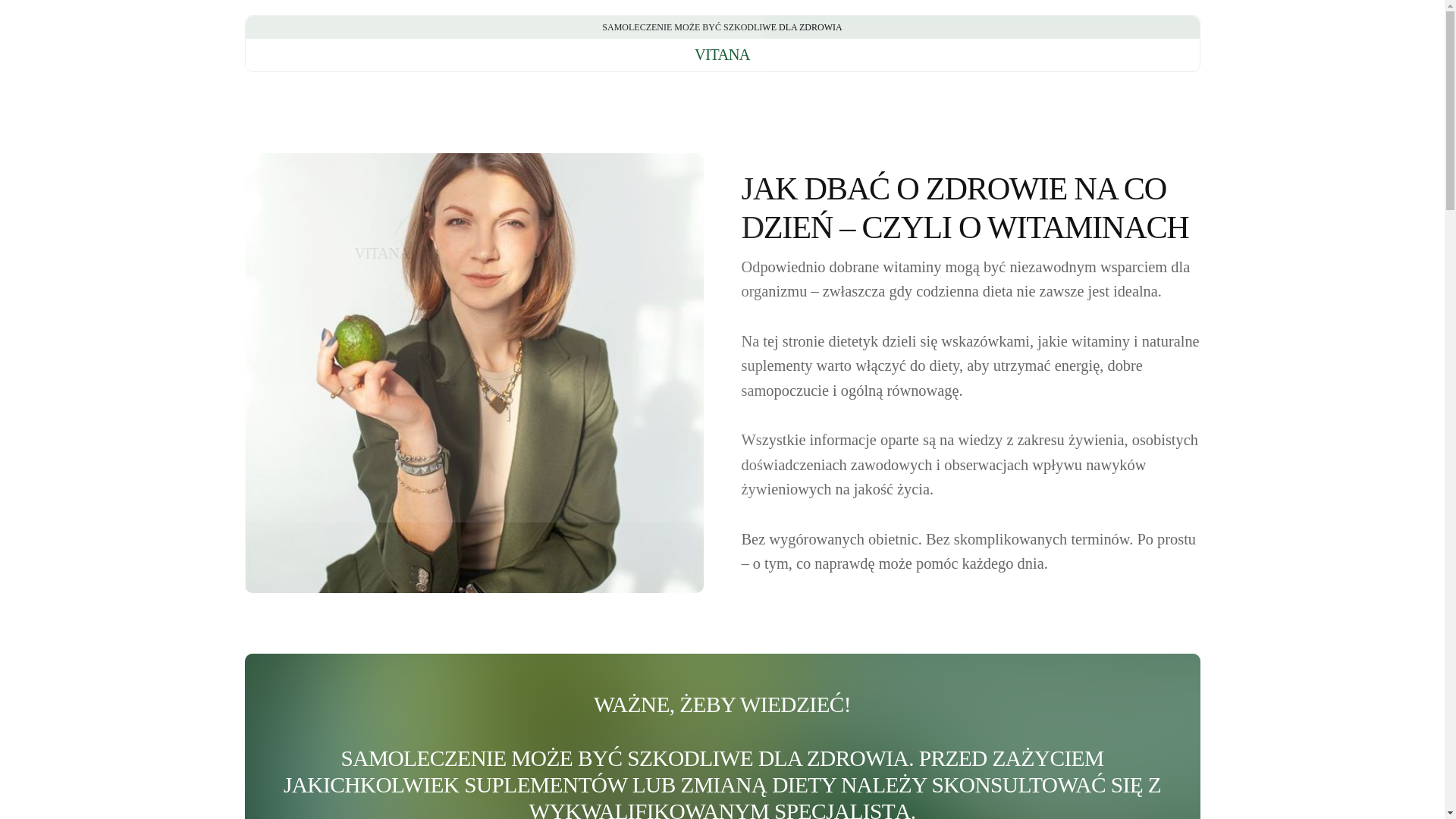 website screenshot of https://vitanahub.info/