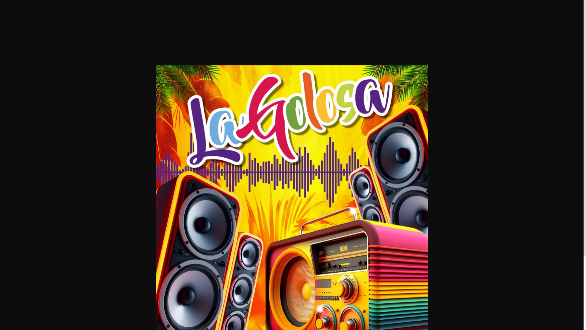 website screenshot of https://lagolosafm.cl/