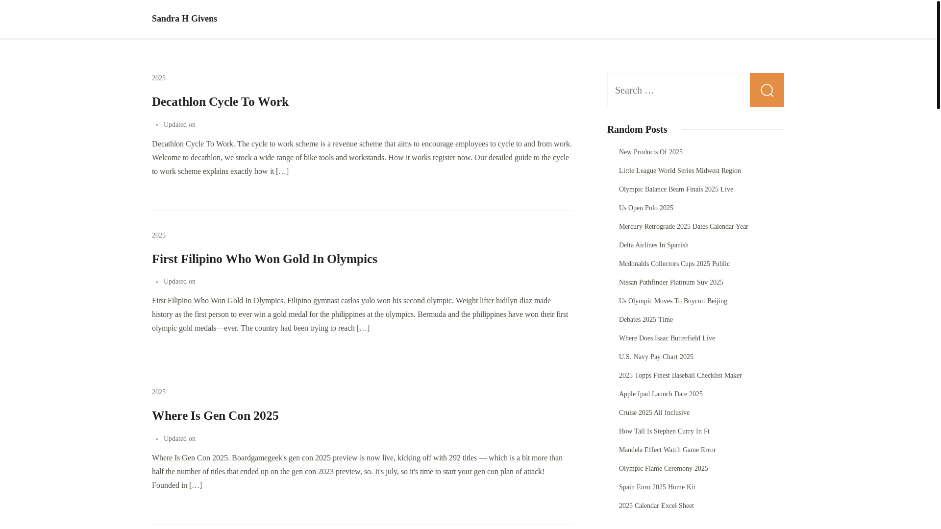 website screenshot of https://sandrahgivense.pages.dev/
