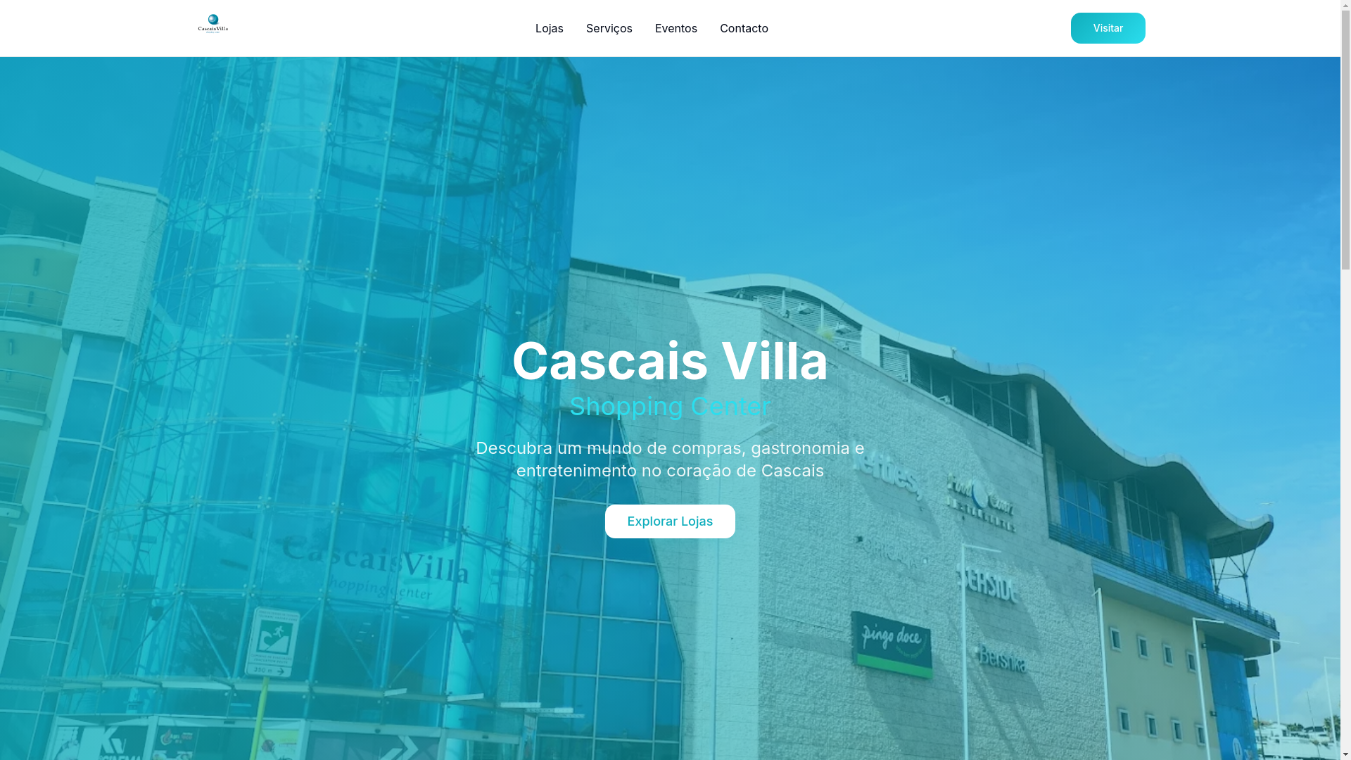 website screenshot of https://cascaisvilla.eu/
