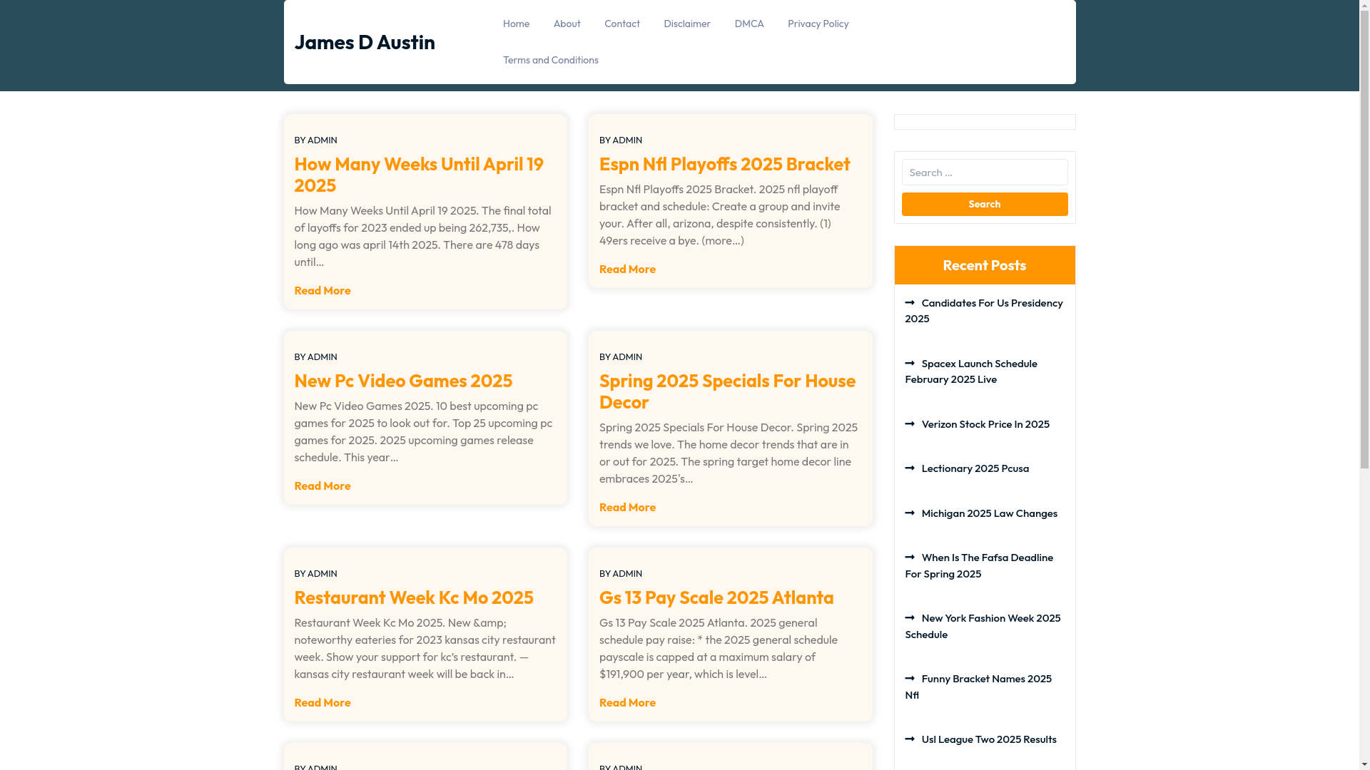 website screenshot of https://jamesdaustine.pages.dev/