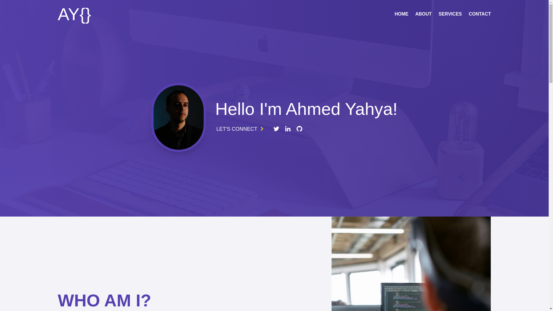 website screenshot of https://yahyacodes.pages.dev/