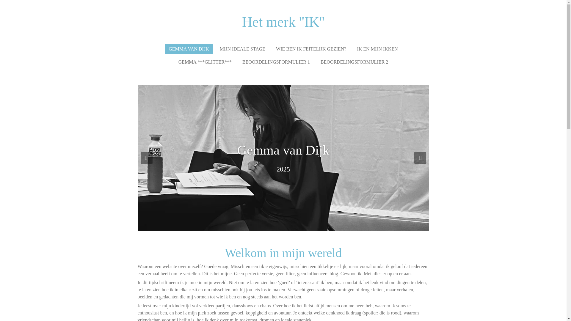 website screenshot of https://gemmavandijk.nl/