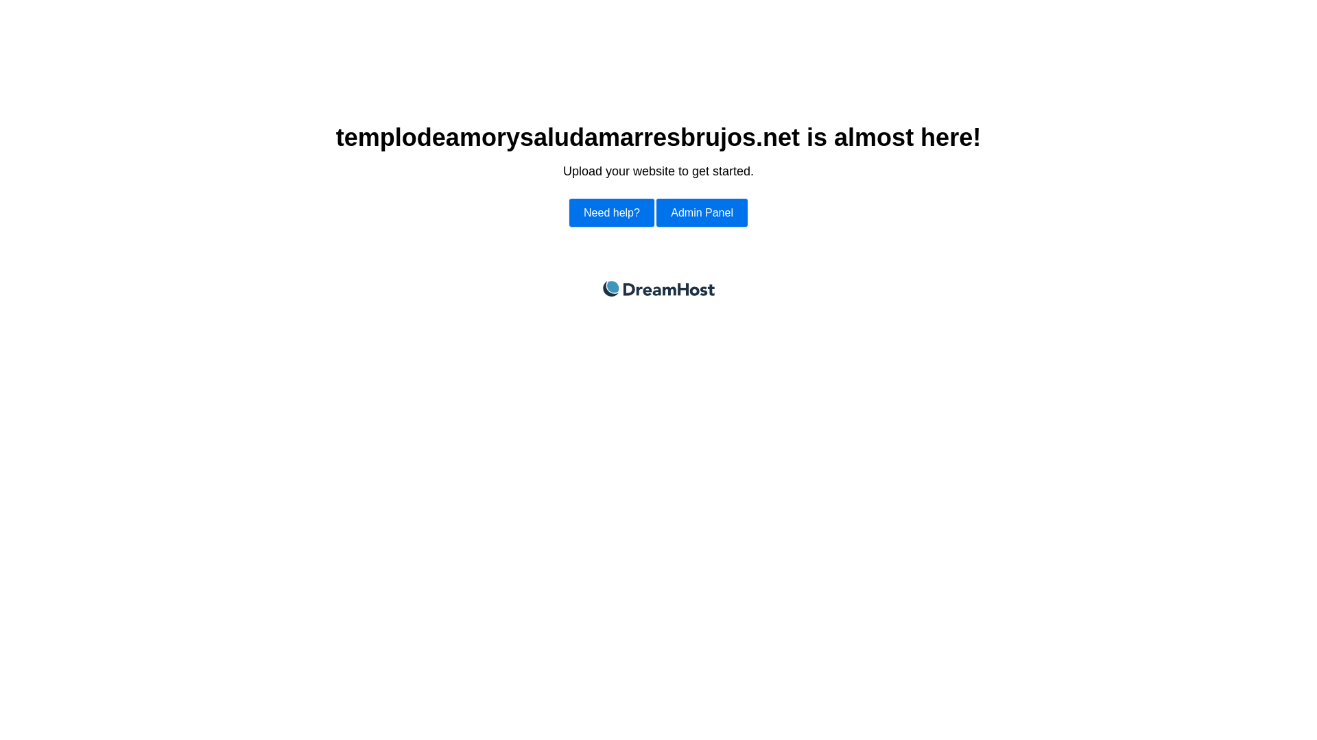 website screenshot of https://templodeamorysaludamarresbrujos.net/