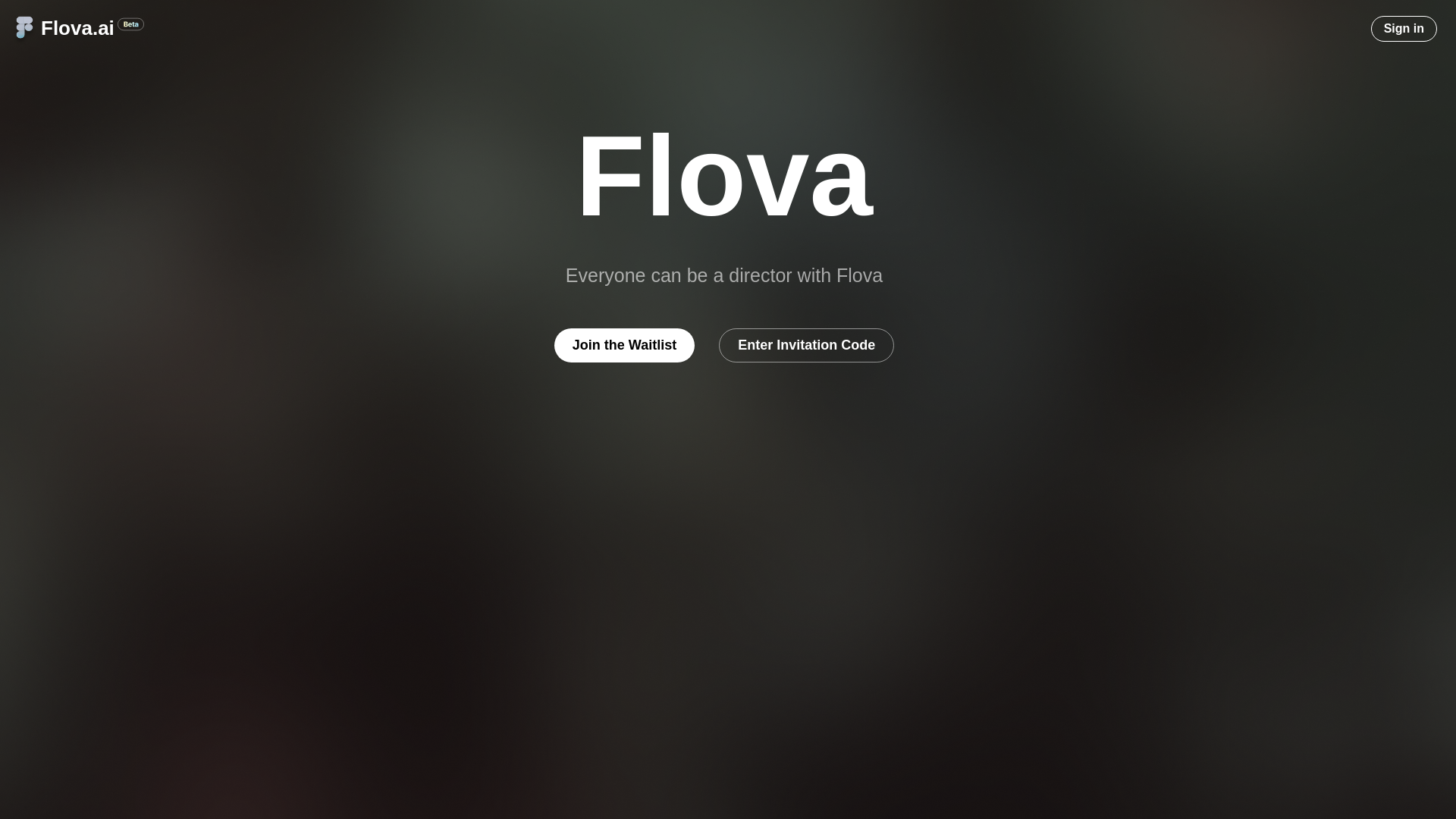 website screenshot of https://flova.ai/