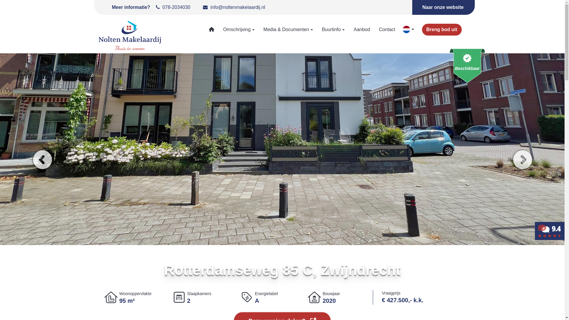 website screenshot of https://rotterdamseweg85c-1.nl/
