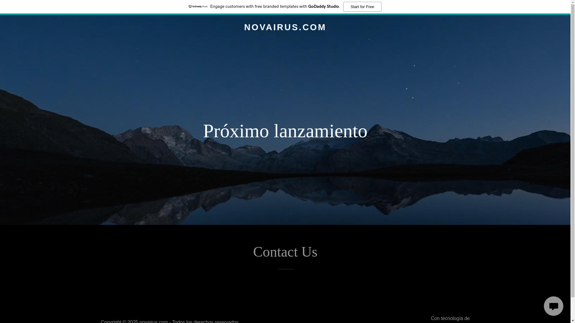 website screenshot of https://novairus.com/