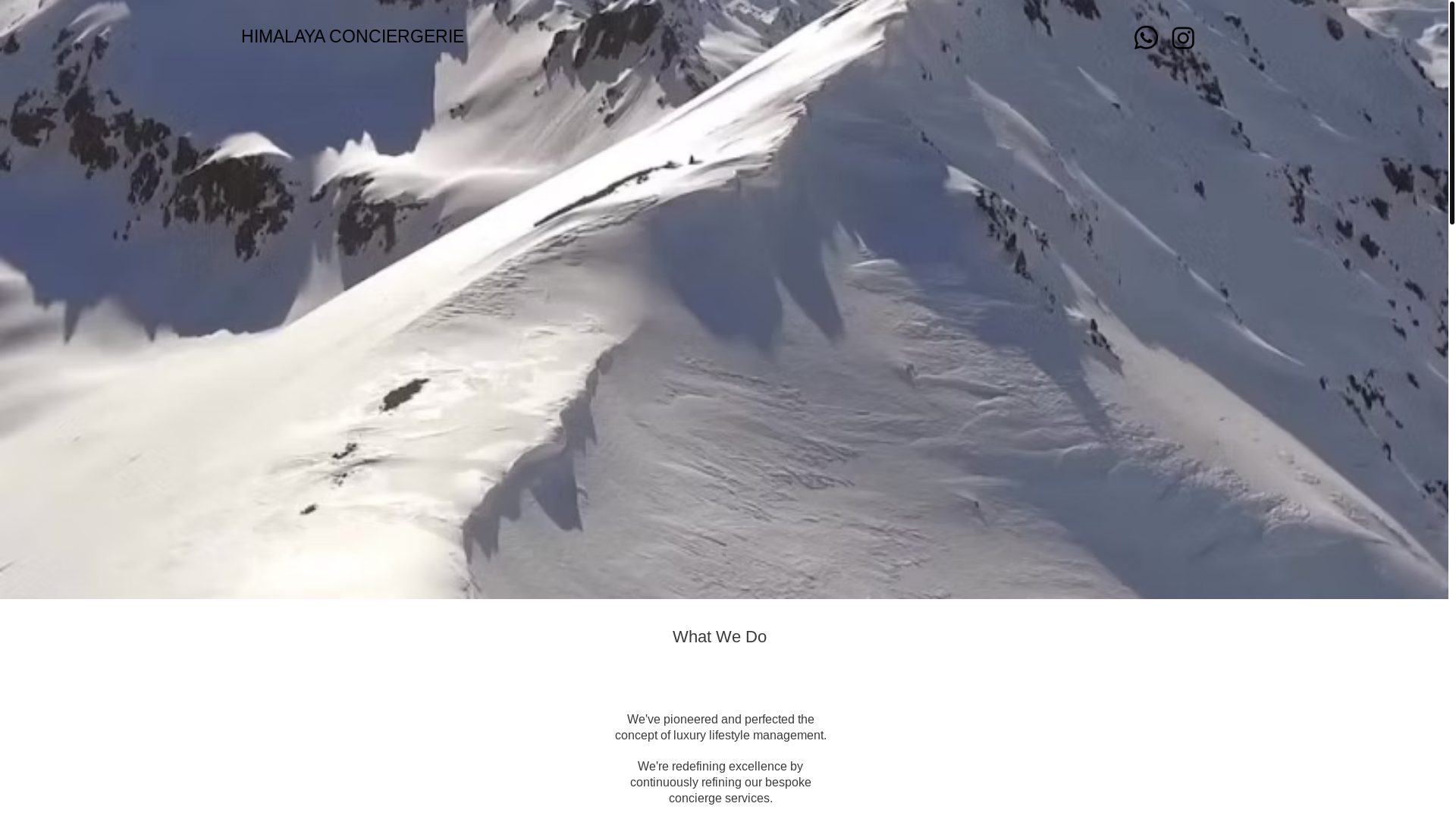 website screenshot of https://himalayaconciergerie.net/