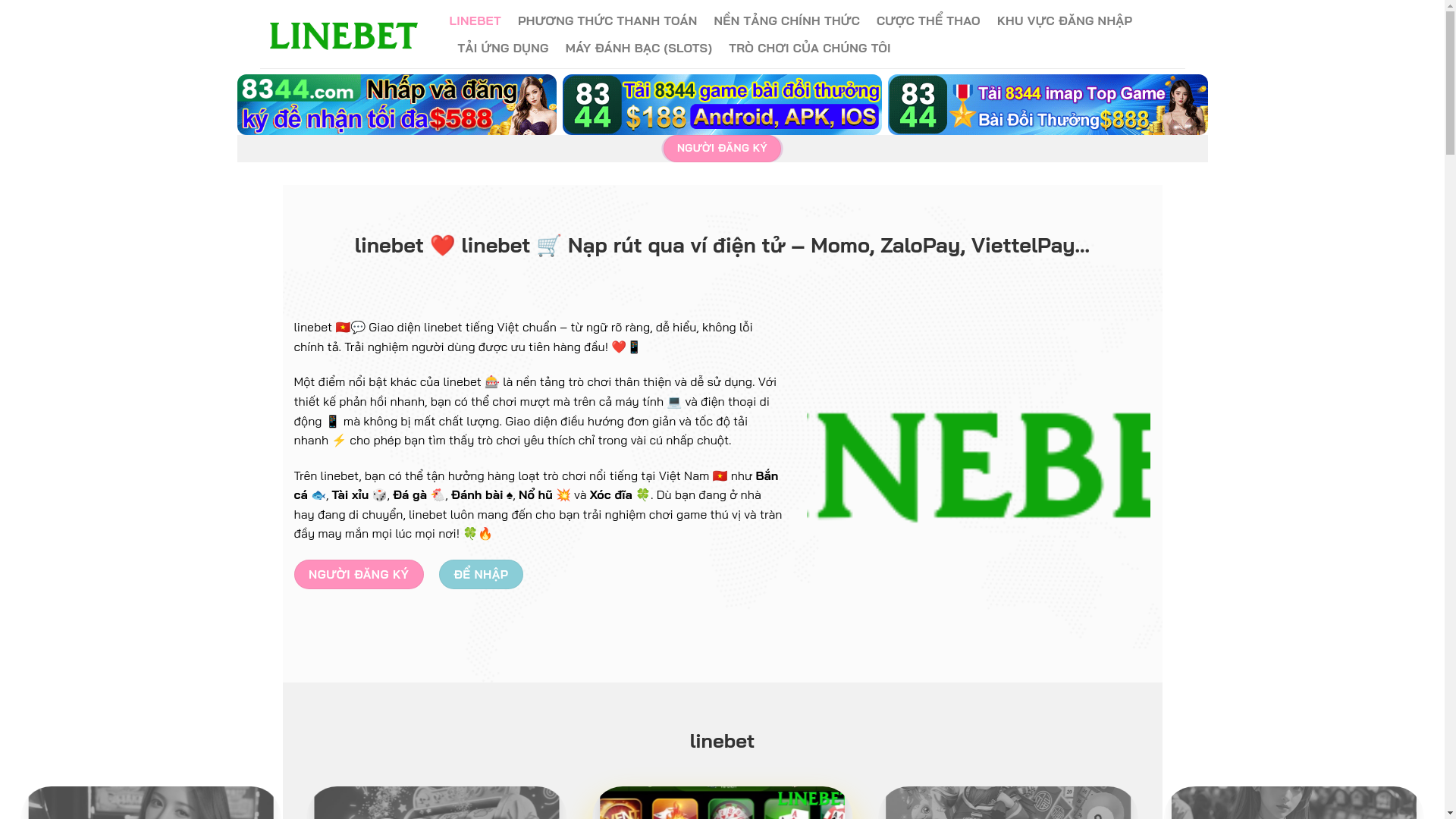 website screenshot of https://linebet-vi.com/