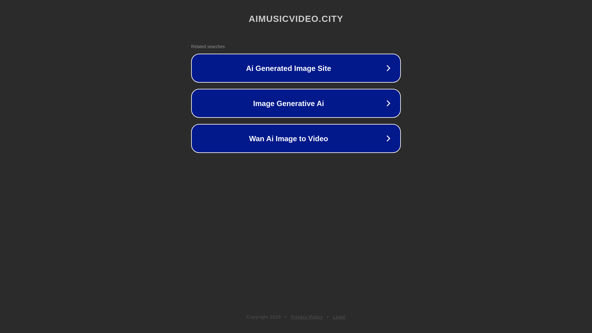 website screenshot of https://aimusicvideo.city/