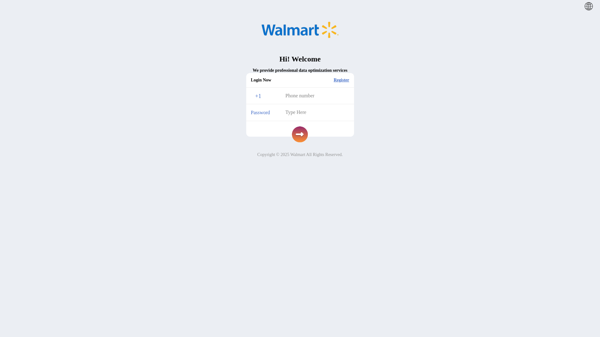 website screenshot of https://walmart899.top/
